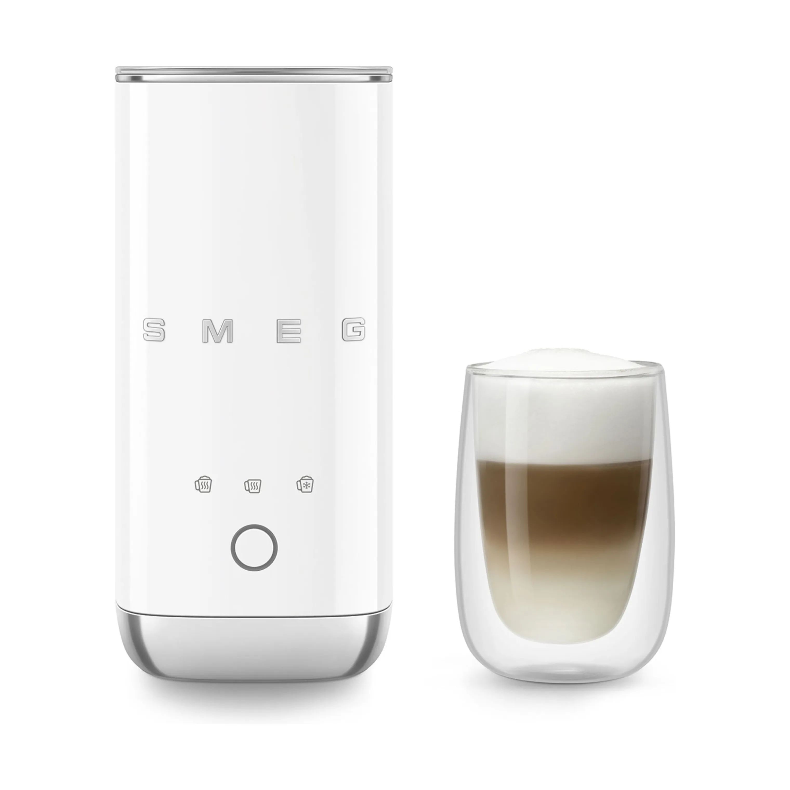 Smeg Mælkeskummere 50's style Mini-Mælkeskummer i Hvid, 180 ml, 2