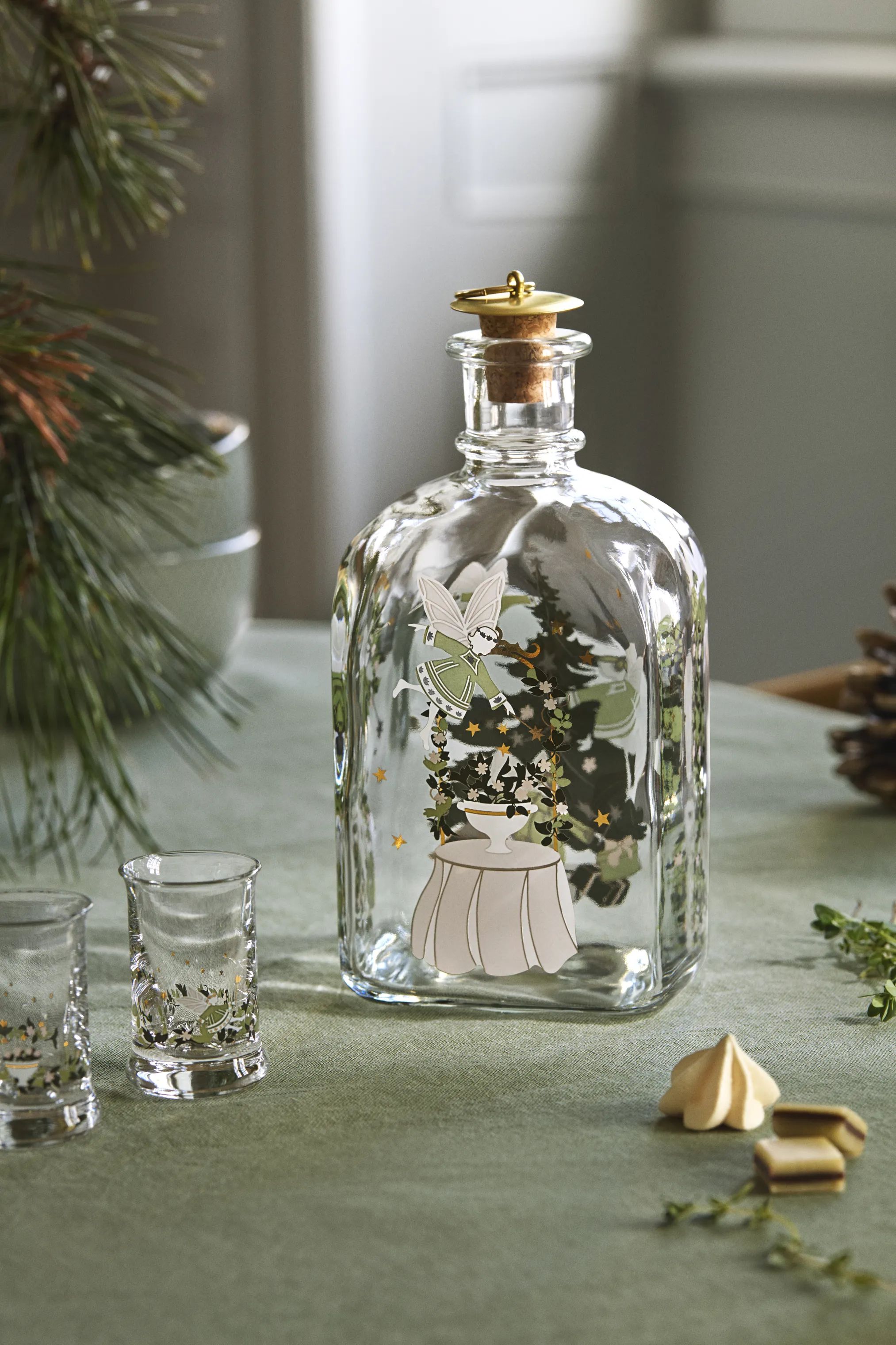 Holmegaard Vandkarafler Christmas Juleflaske 2026 i Multi, 3