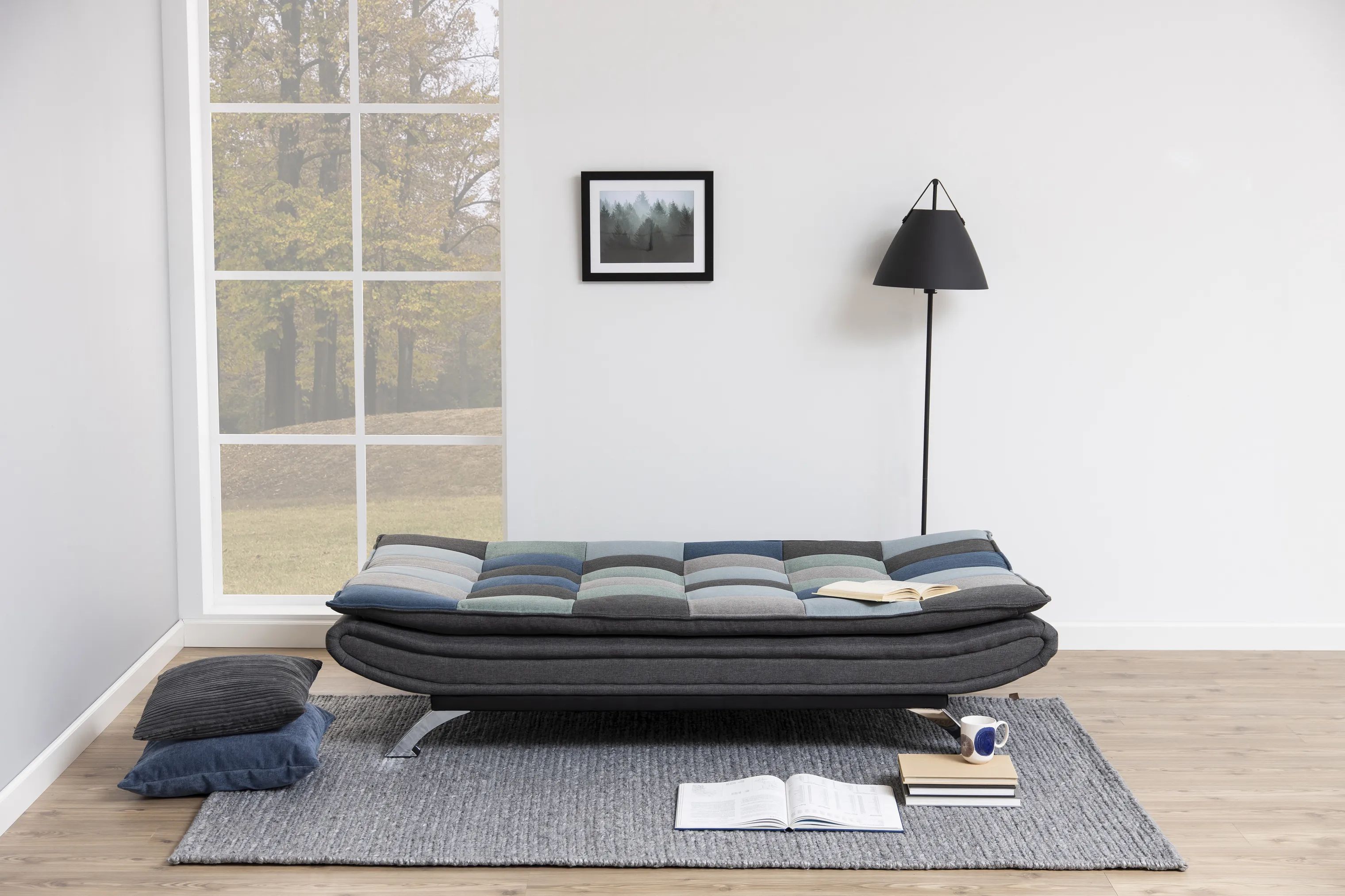 CASA Living Daybeds Faith Sovesofa i Grå/blå/grøn, 2