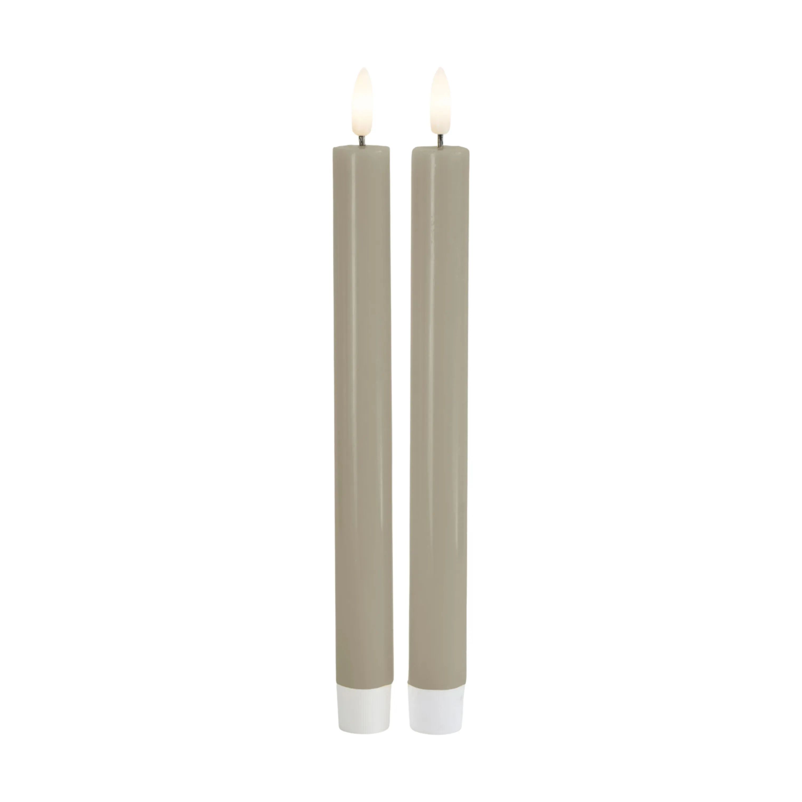 Sirius LED-lys Sille LED Kronelys - 2 stk i Warm Grey, 1