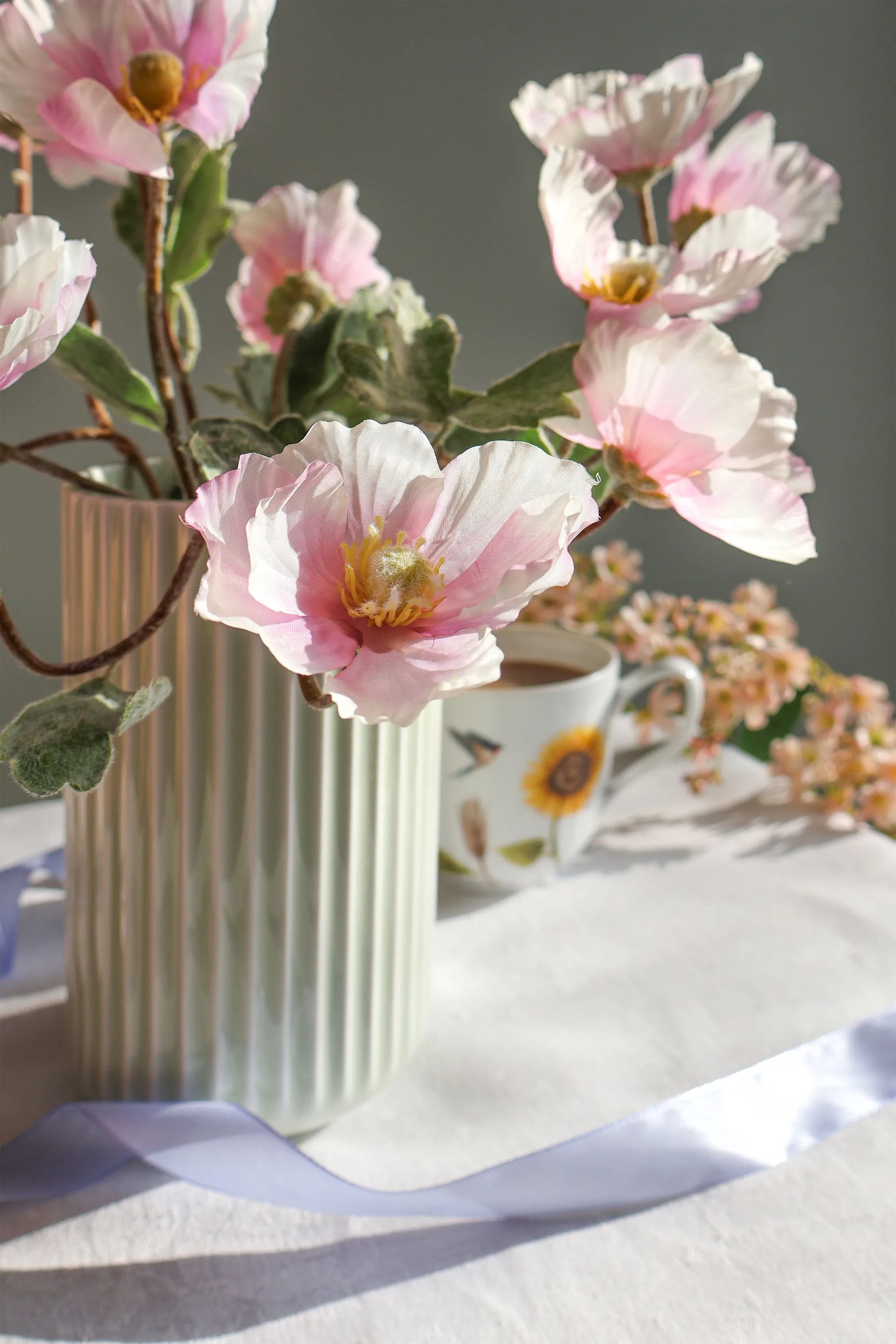 CASA Living Kunstige blomster Kunstig Blomst - Valmue i lilla, 2
