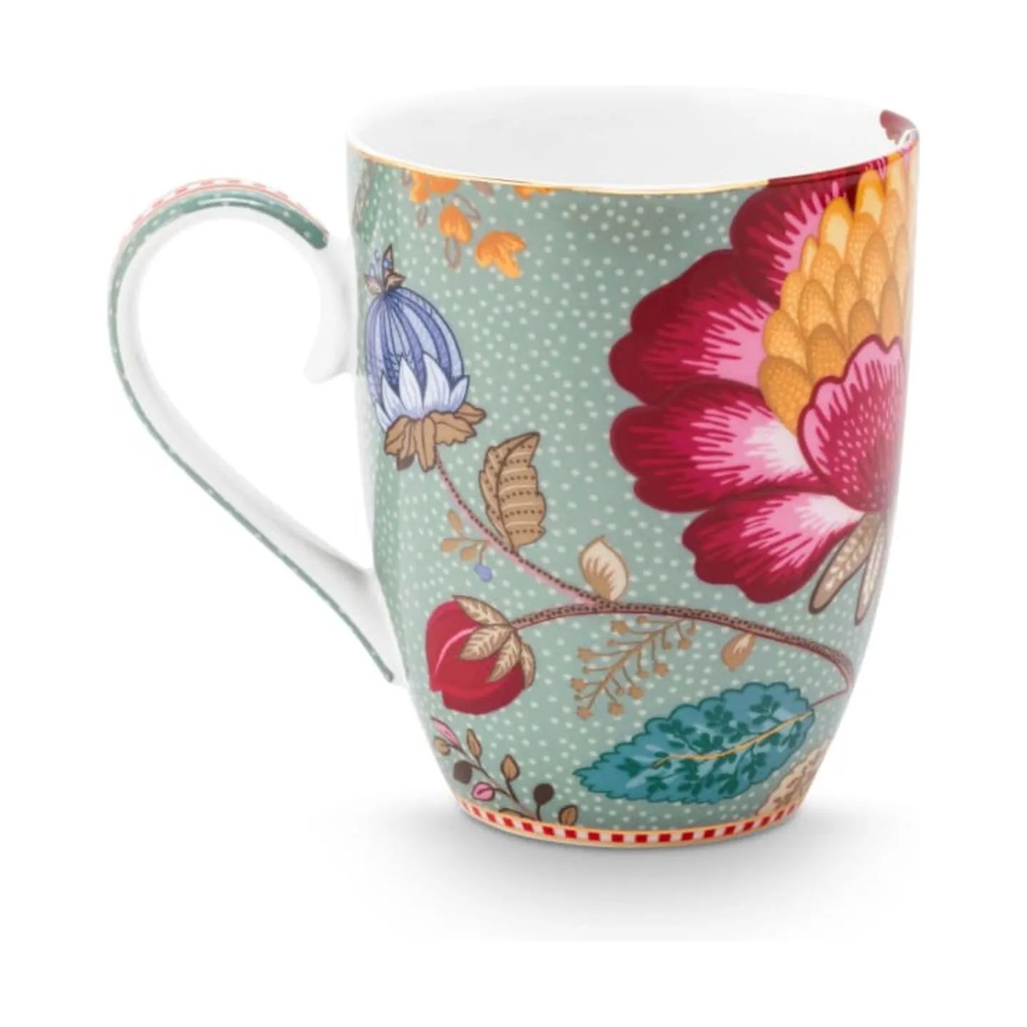 PIP Studio Krus og kopper med hank Blooming Tales Krus i multi, 36,5 cl, 3