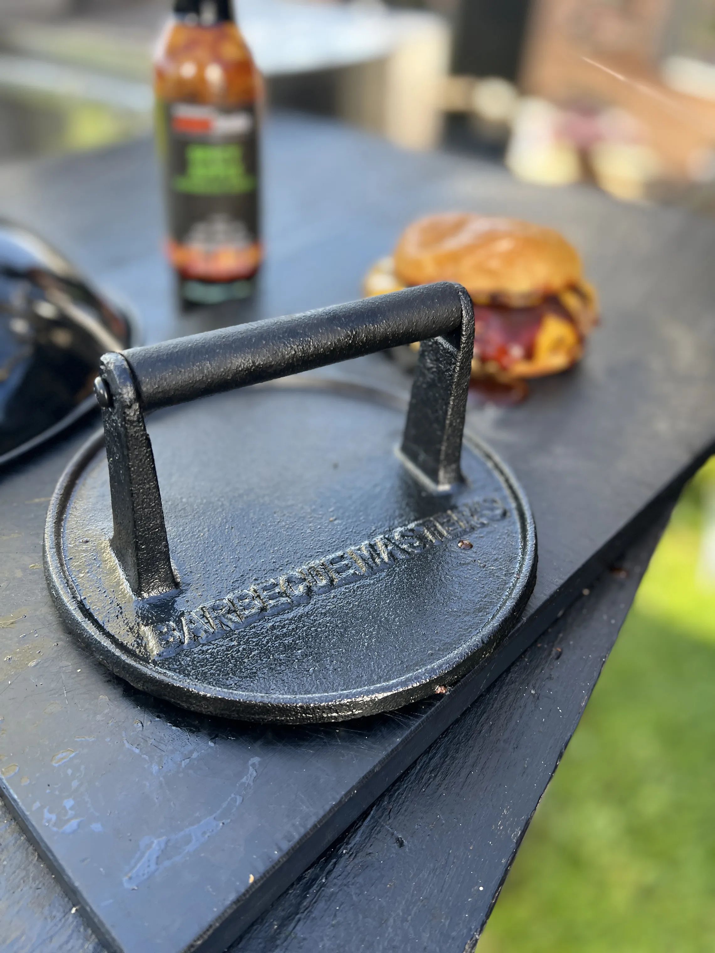 Barbecue Masters Grillredskaber Burgerpresser i Sort, 1