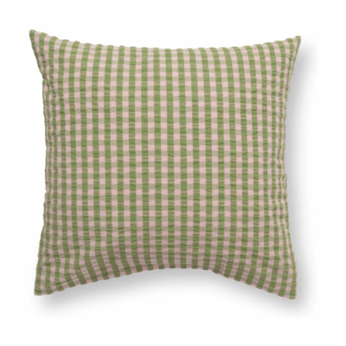 Juna Hovedpudebetræk Bæk&Bølge Pudebetræk i Grøn/soft pink, B63 x L60 cm, 1