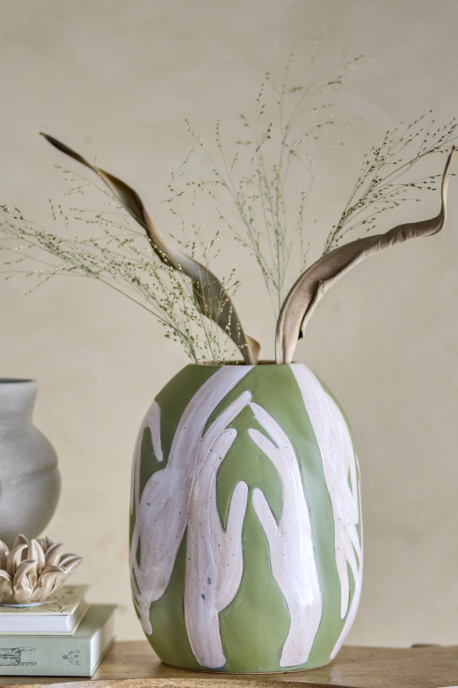 Bloomingville Vaser Adalena Vase i Grøn, 2