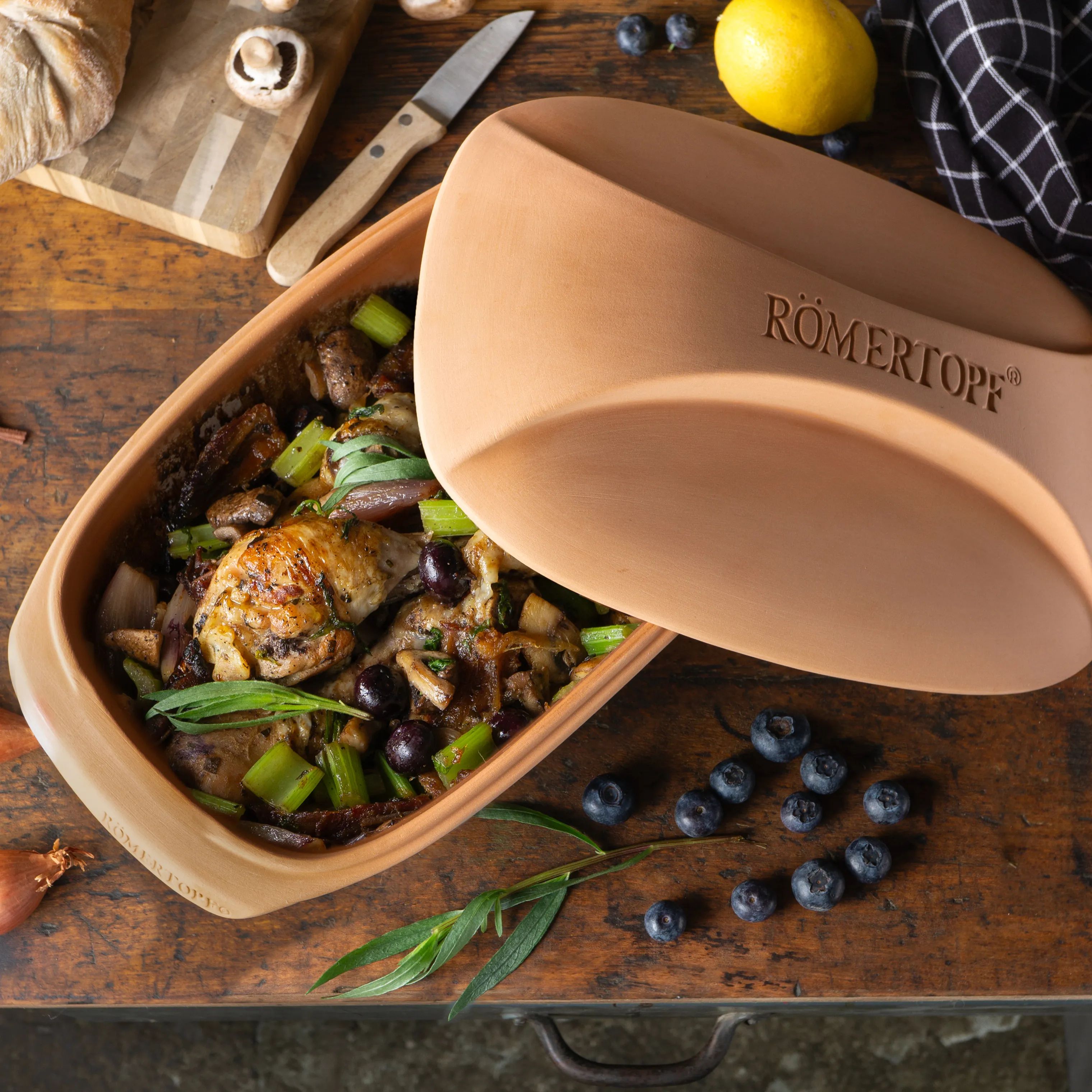 Römertopf Stegesøer Culinario Stegeso i Terracotta, 3
