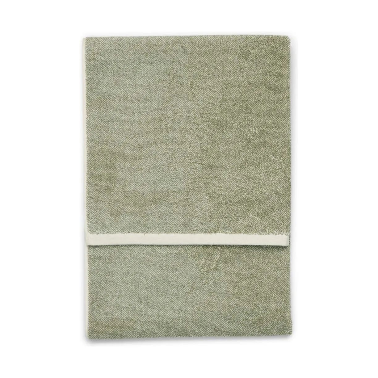 Marc O'Polo Håndklæder Timeless melange Håndklæde i Grøn, B30 x L50 cm, 1