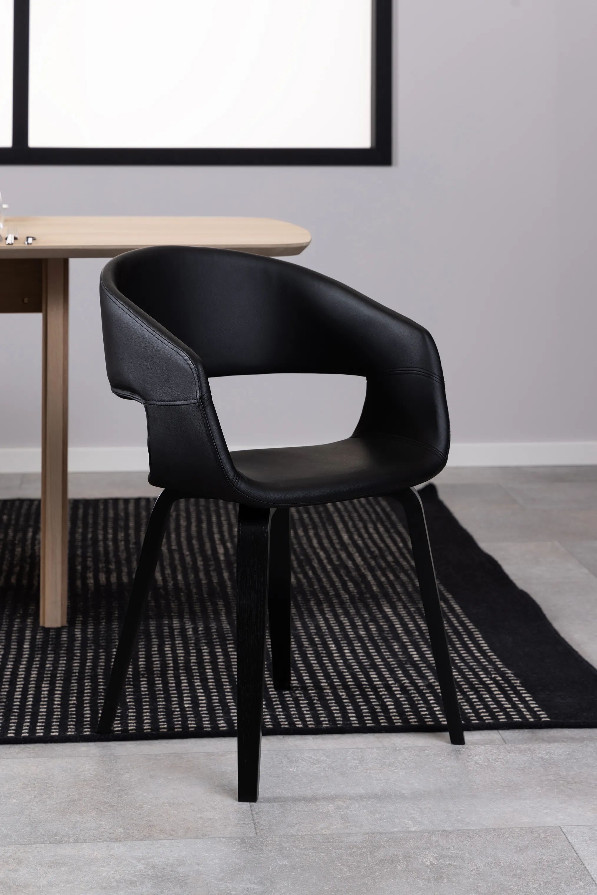 CASA Living Spisebordsstole Nova Spisebordsstole - 2 stk. i sort, 3