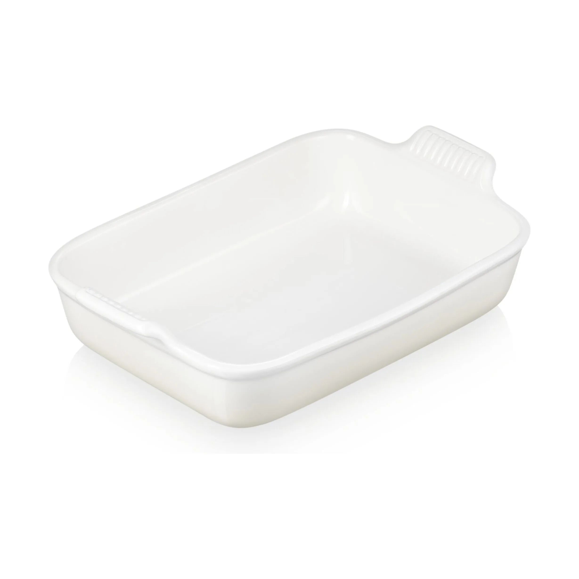 Le Creuset Ovnfaste fade Signature Heritage Ovnfast Fad i Meringue, B25 x L32 cm, 4
