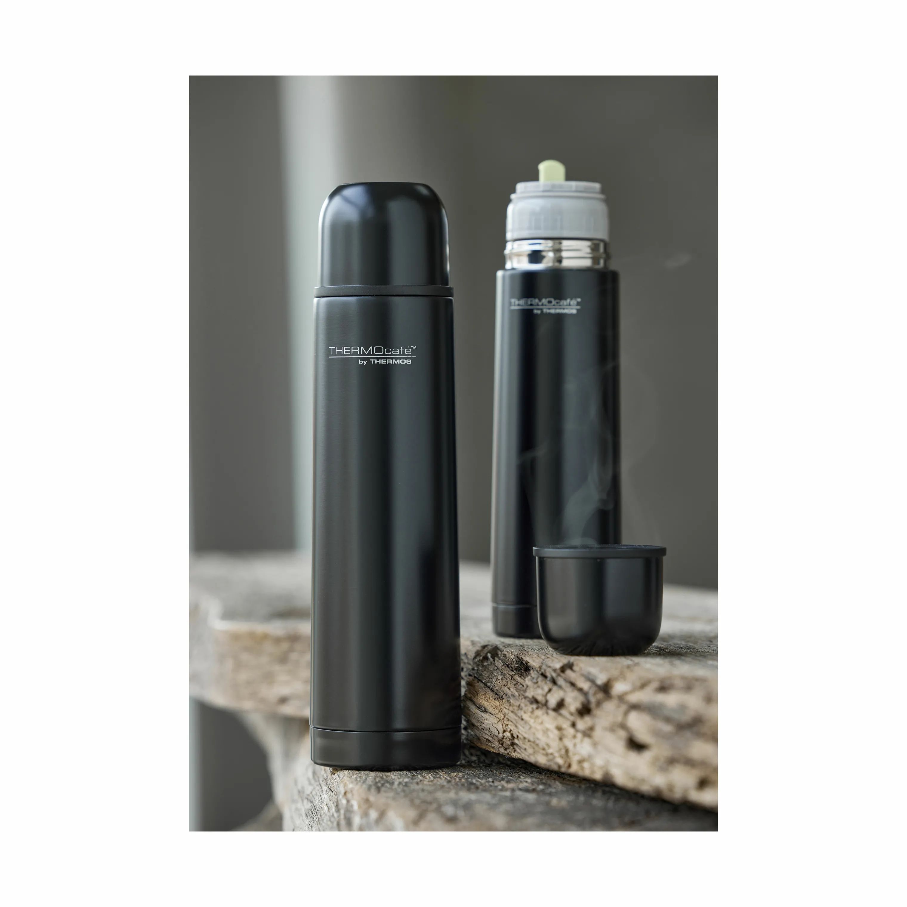 Thermos Termoflasker Everyday Termoflaske i mat sort, 500 ml, 2