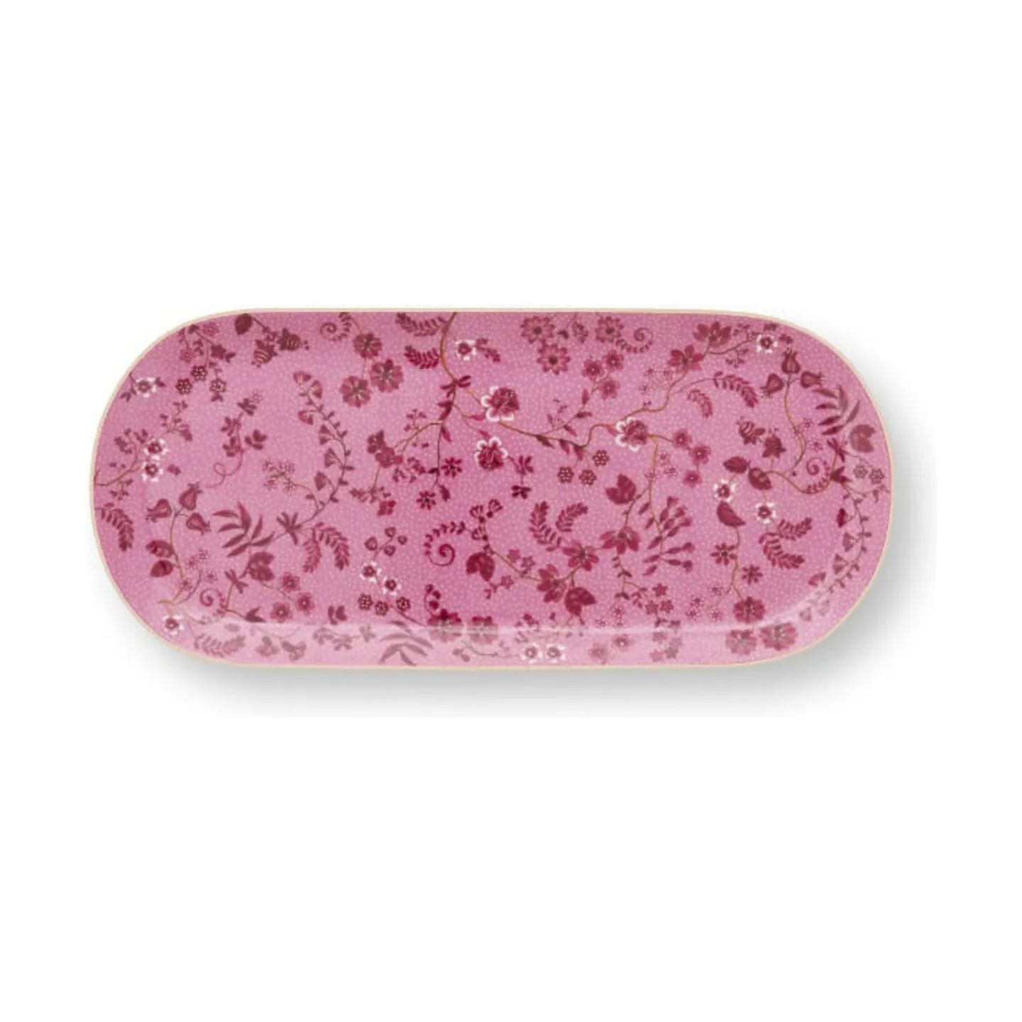 PIP Studio Serveringsfade Jolie Flowers Serveringsfad i Pink, 1