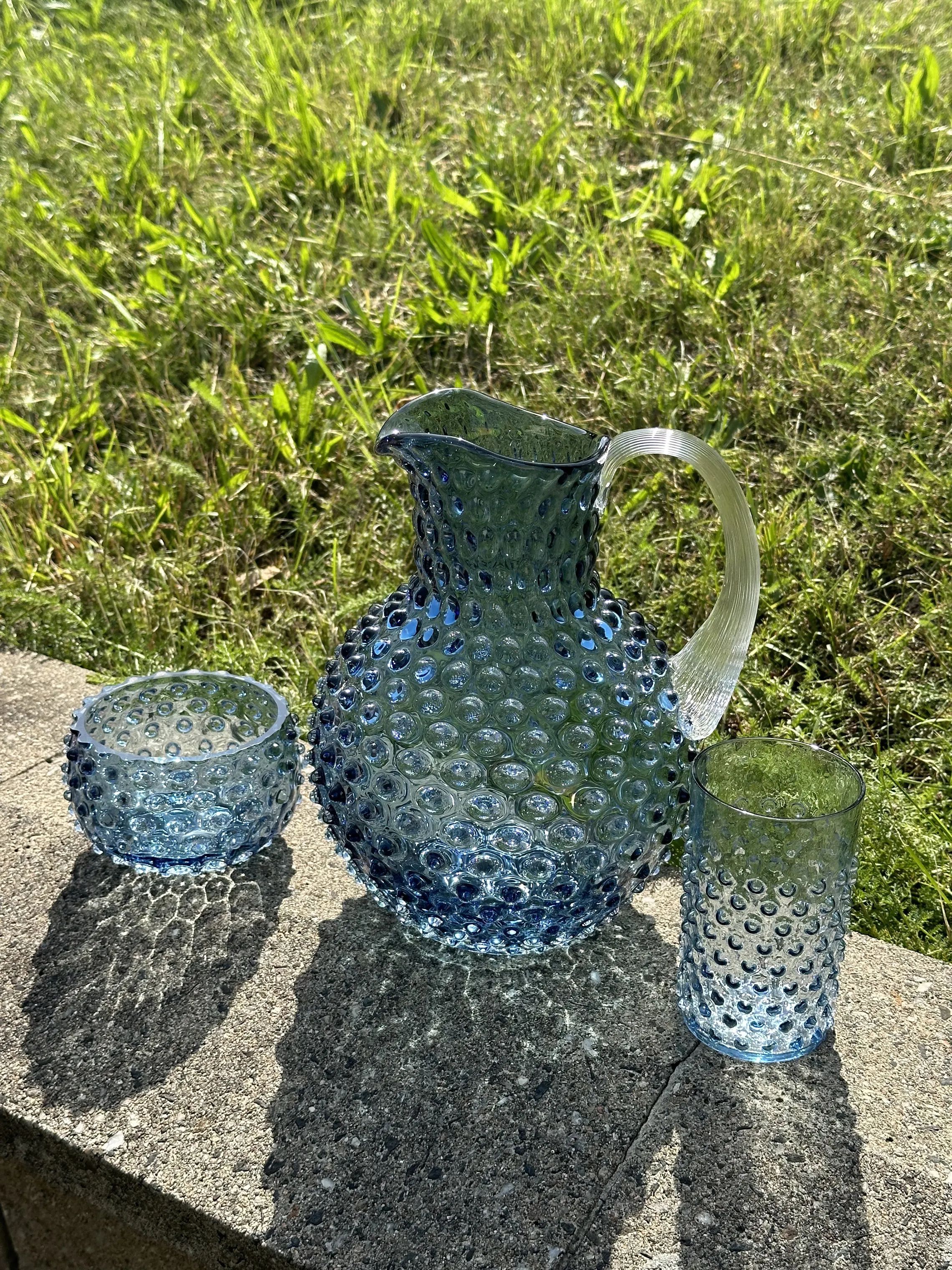 Anna von Lipa Skåle Hobnail Tapasskål i Blue smoke, 2