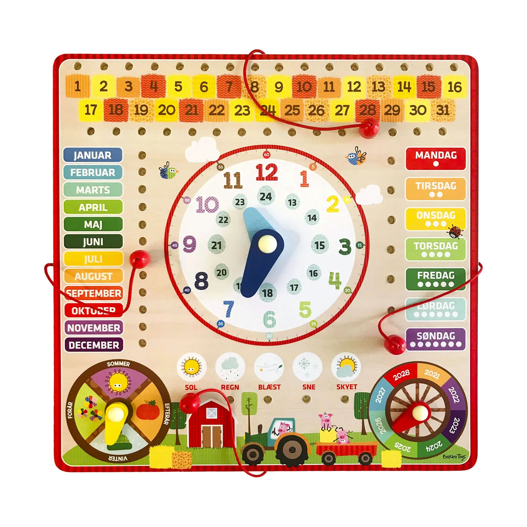 Barbo Toys Spil Wacky Wonders Børnenes læringskalender i Multifarvet, 1