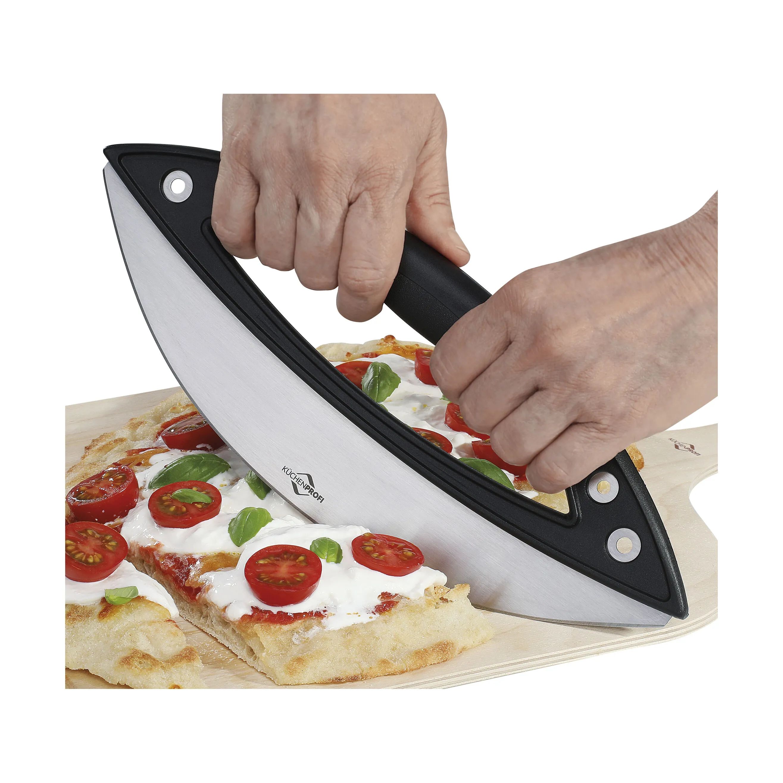 Küchenprofi Pizzaskærere Alfredo Pizzavippekniv i Sort, 2