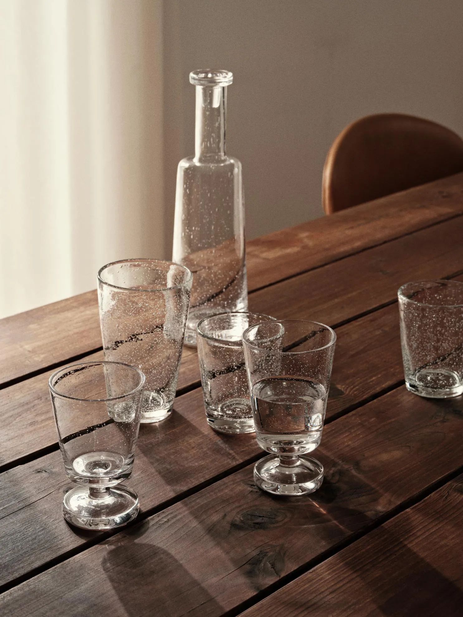 Broste Copenhagen Rødvinsglas Bubble Rødvinsglas i Klar, 2