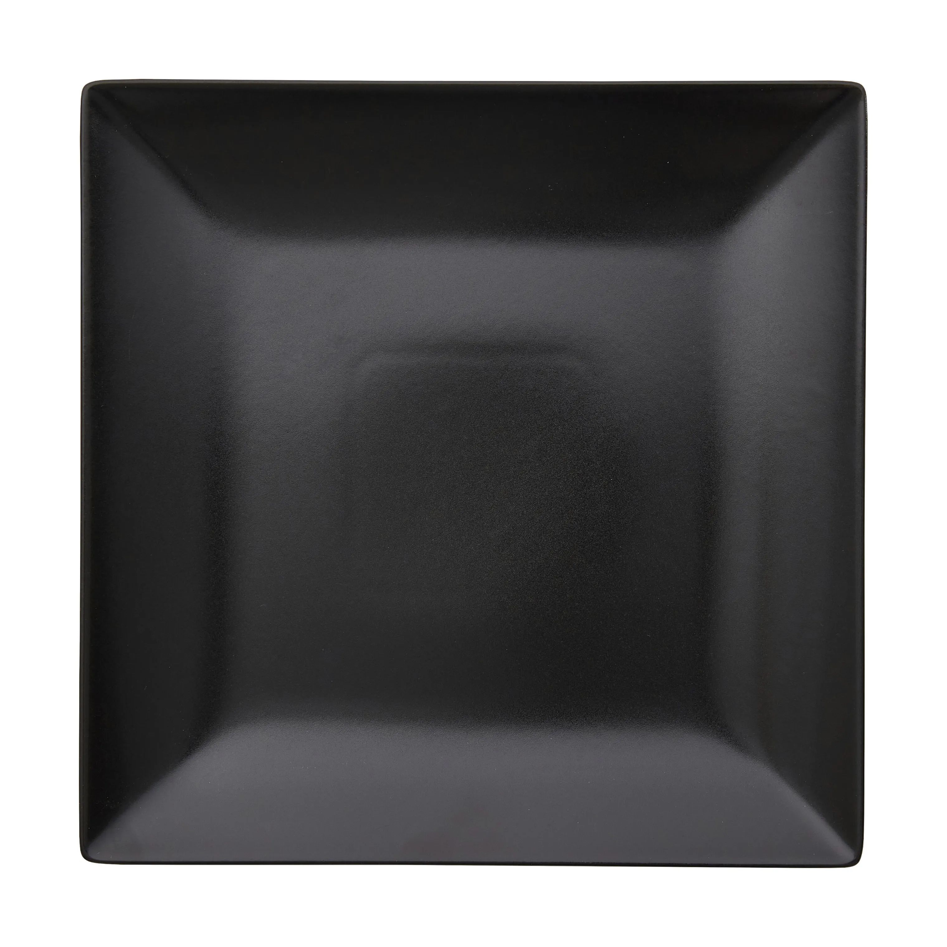 Aida Frokosttallerkener Quadro Flad Tallerken i Sort, 18 cm, 1