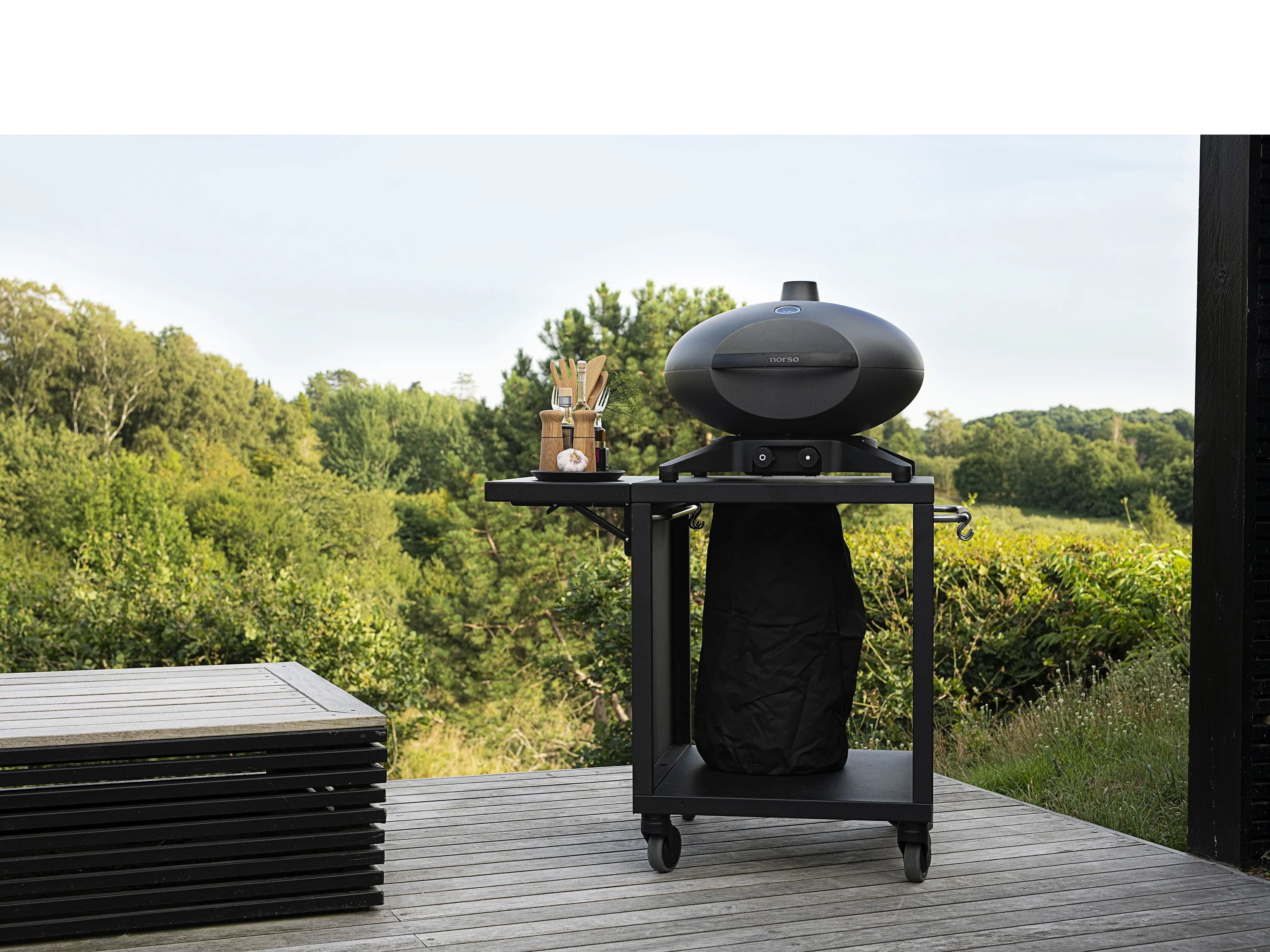 Morsø Gasgrill Forno Medio Gasgrill i Antracit grå, 6