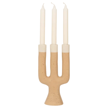 Urban Nature Culture Kronelysestage Nox Lysestage i Beige, 2