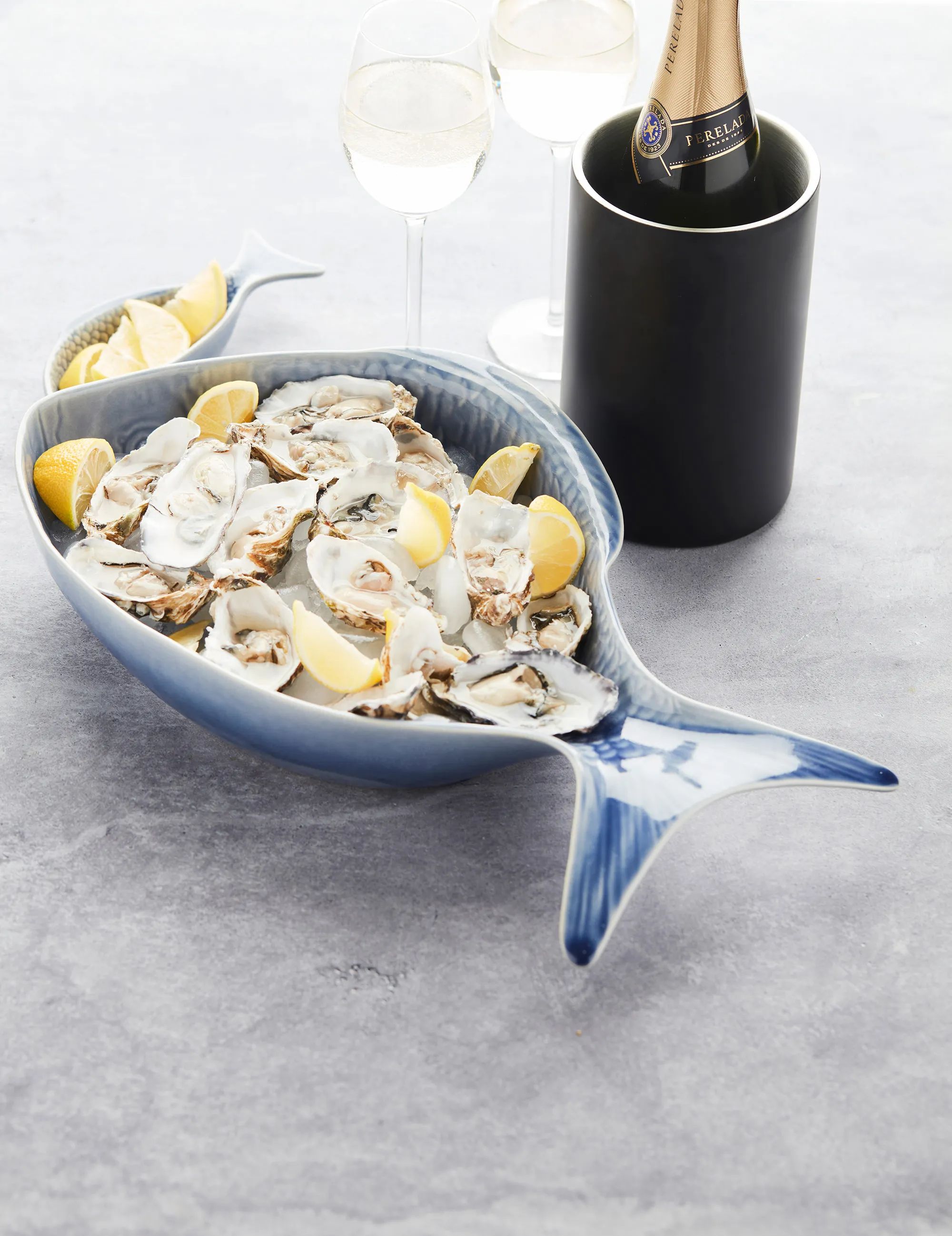 Point Virgule Serveringsskåle Fiskeskål i Blå, 2