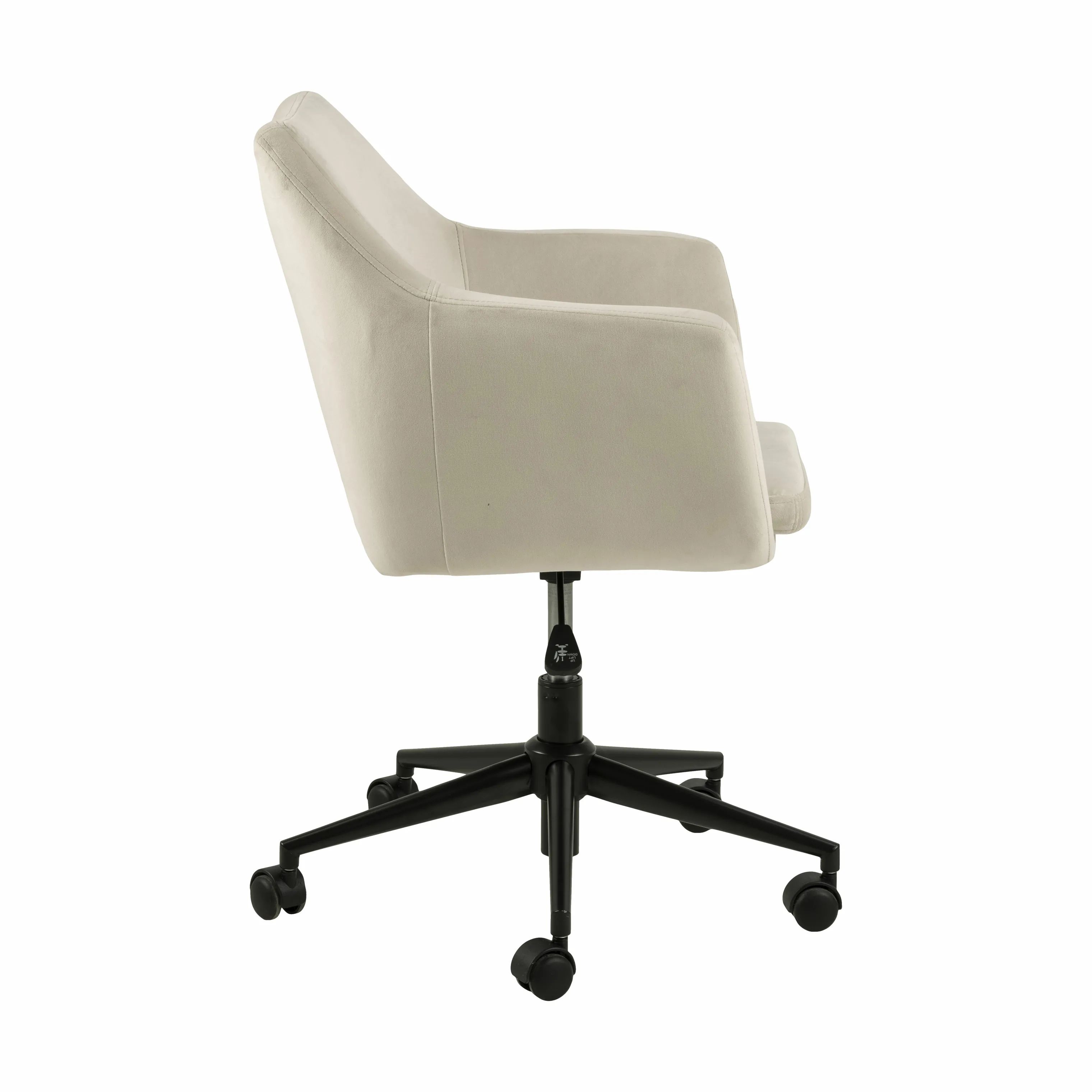 CASA Living Skrivebordsstole Nora Skrivebordsstol i Sand/sort, 3