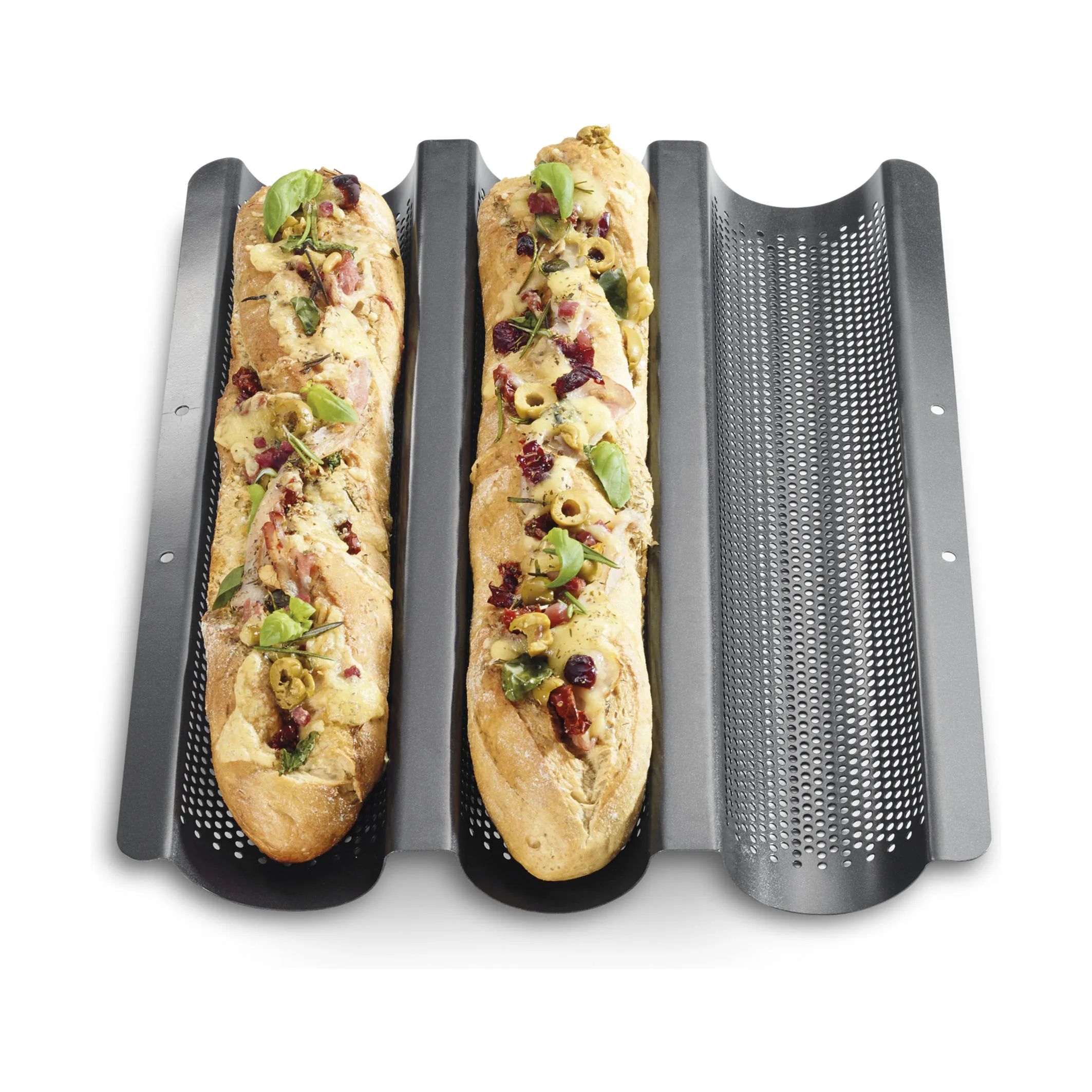 Küchenprofi Rugbrødsforme og brødforme Baguette Bageplade i M4, 2