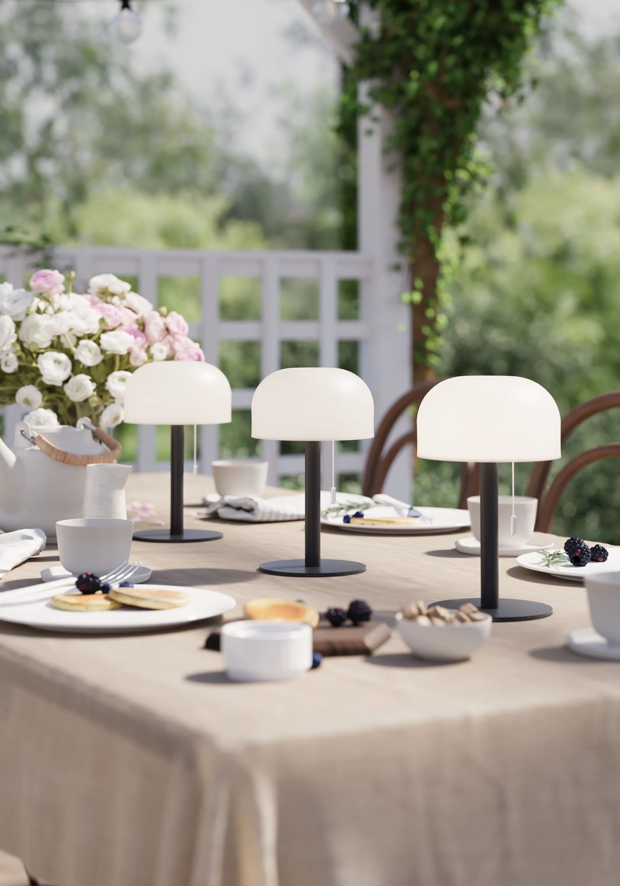Deluxe Homeart LED-lamper Ikon Copenhagen Ikon Smooth LED Bordlampe i Sort, 2