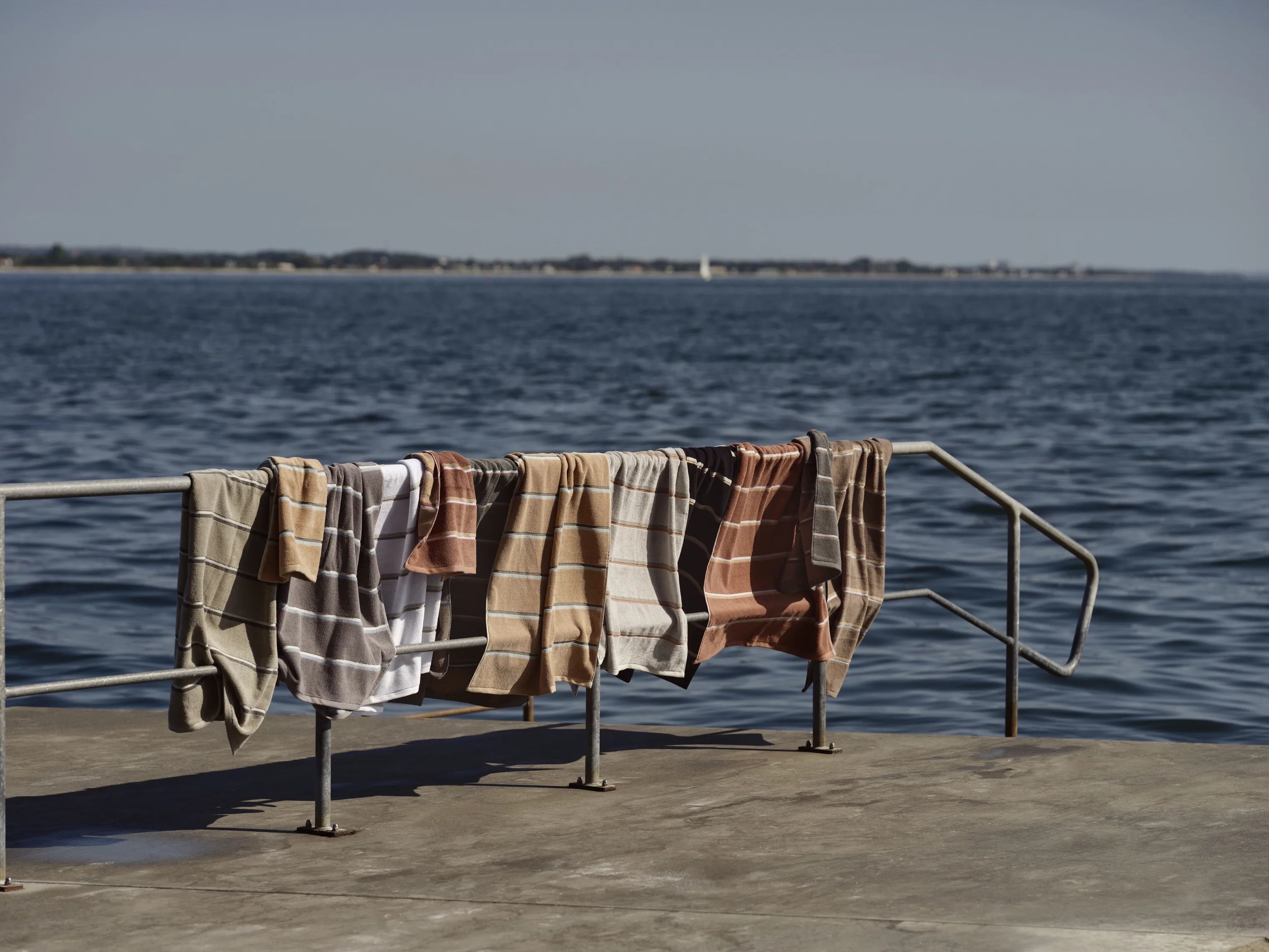 Zone Håndklæder Sauna Håndklæde i Tan, B70 x L140 cm, 5
