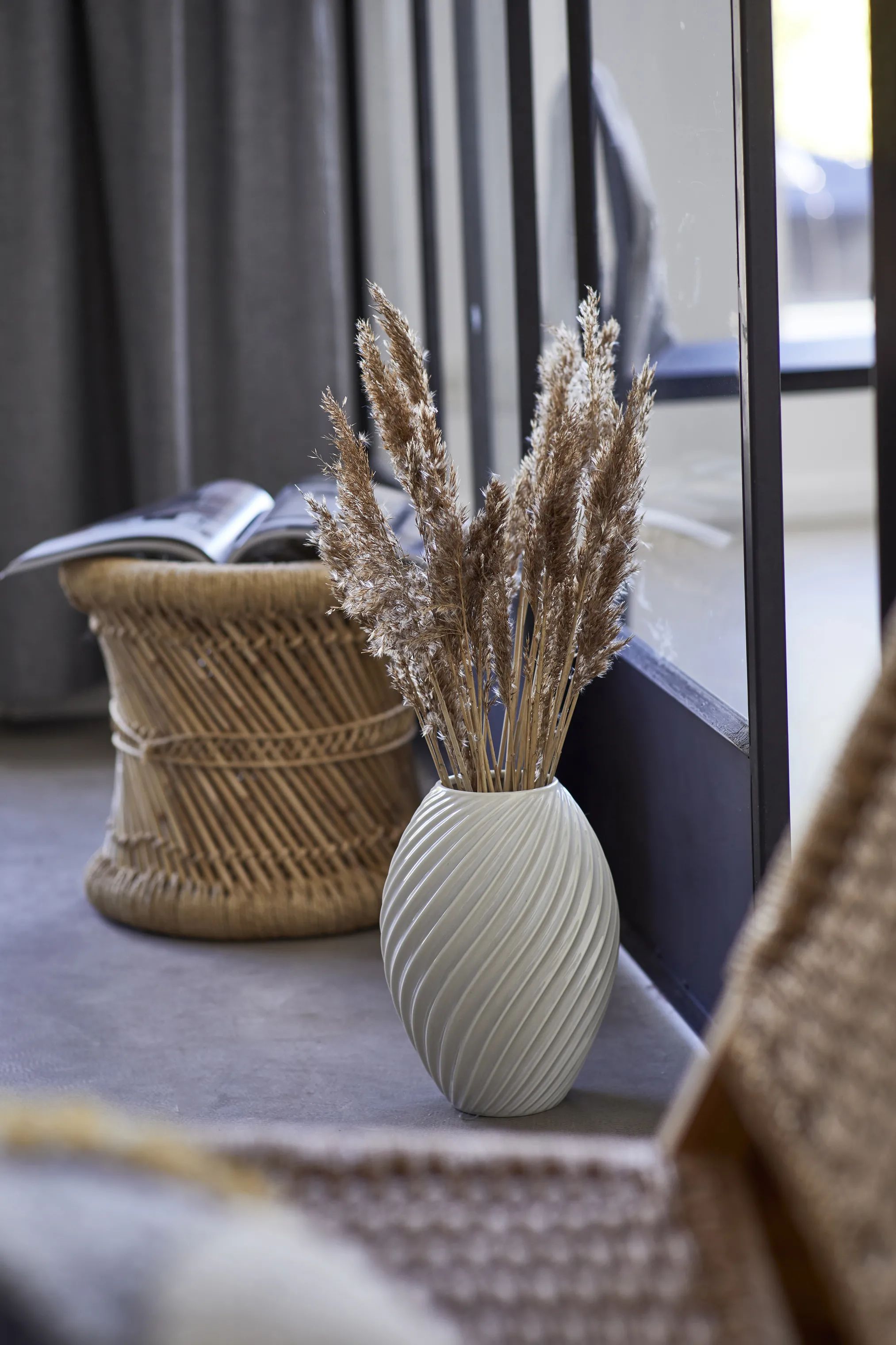 Morsø Vaser River Vase i Hvid, 26 cm, 3