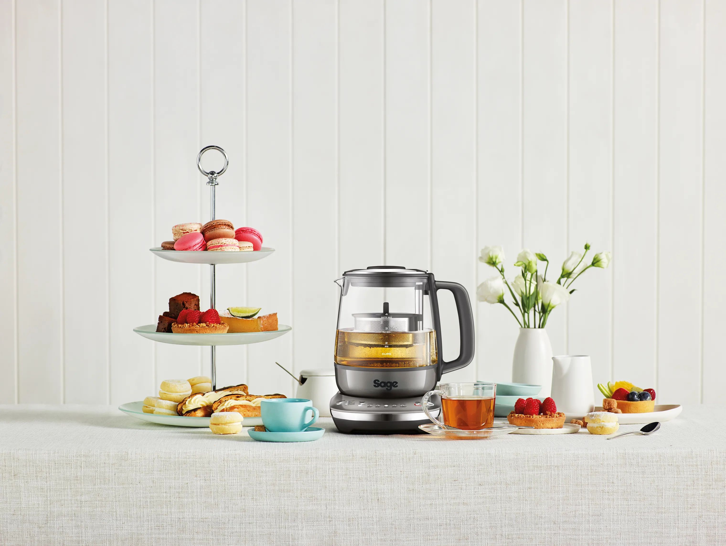 Sage Elkedler The Tea Maker Compact i Smoked Hickory, 2