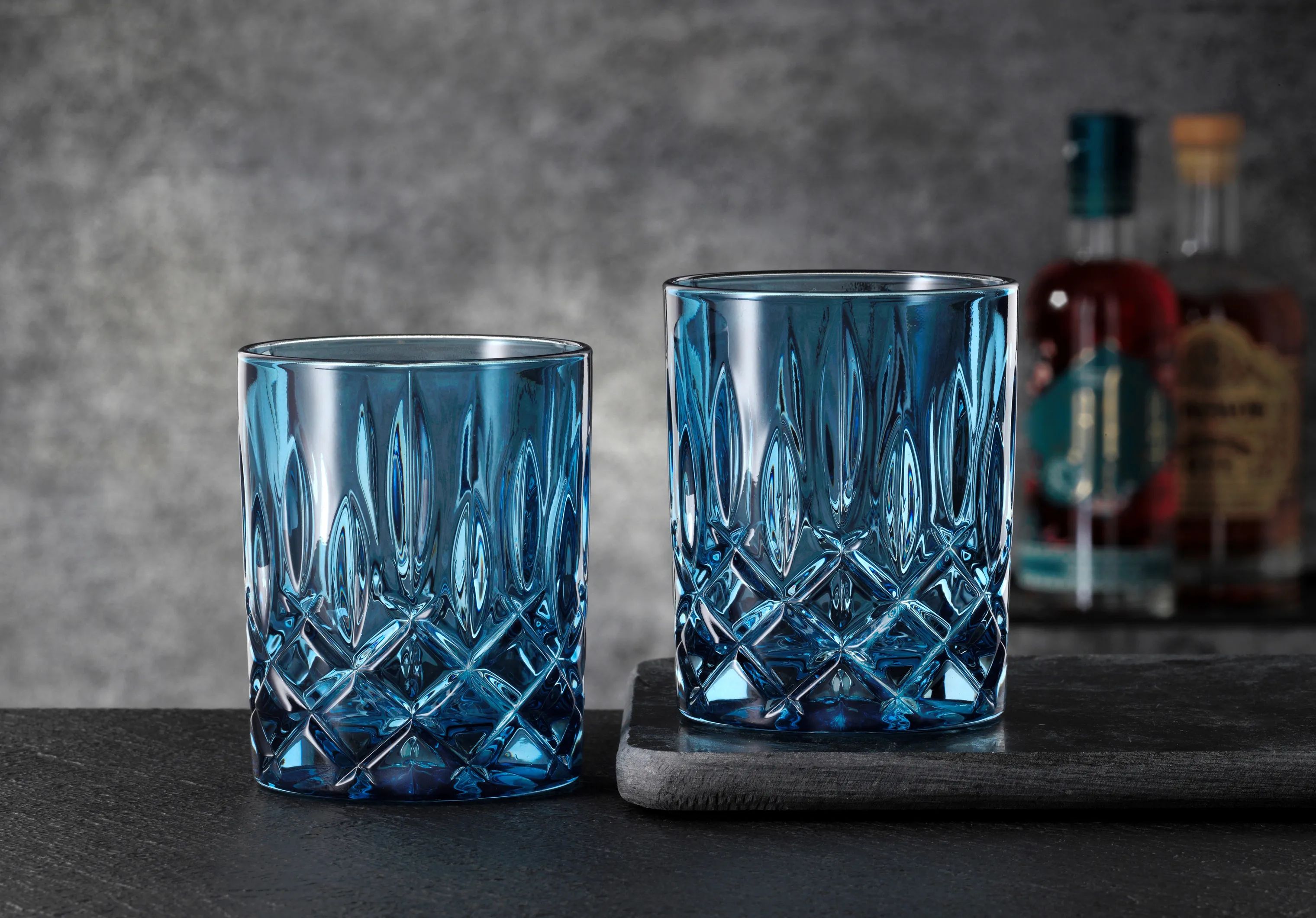 Nachtmann Lowball glas Noblesse Whiskyglas - 2 stk. i Vintage blue, 2