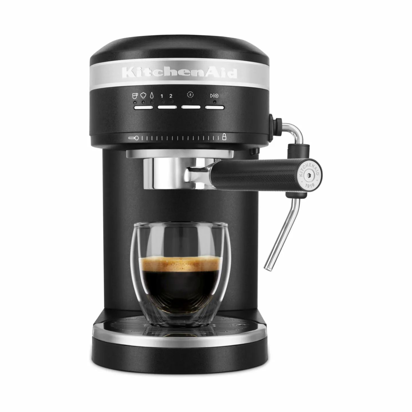 KitchenAid Espressomaskiner Artisan Espressomaskine i Cast Iron Black, 1