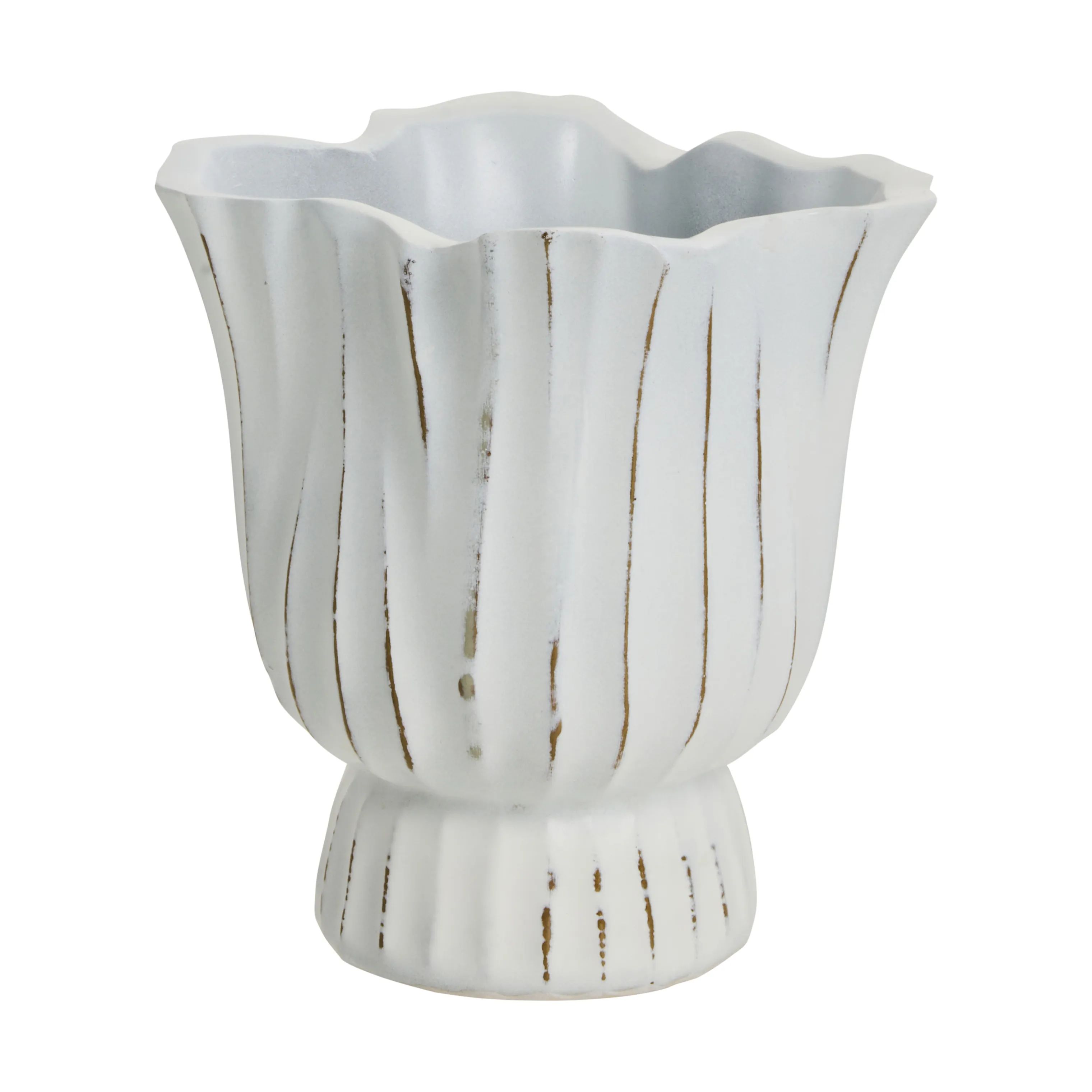 Lene Bjerre Urtepotteskjulere Palazzo Urtepotteskjuler i Hvid, 15 cm, 1