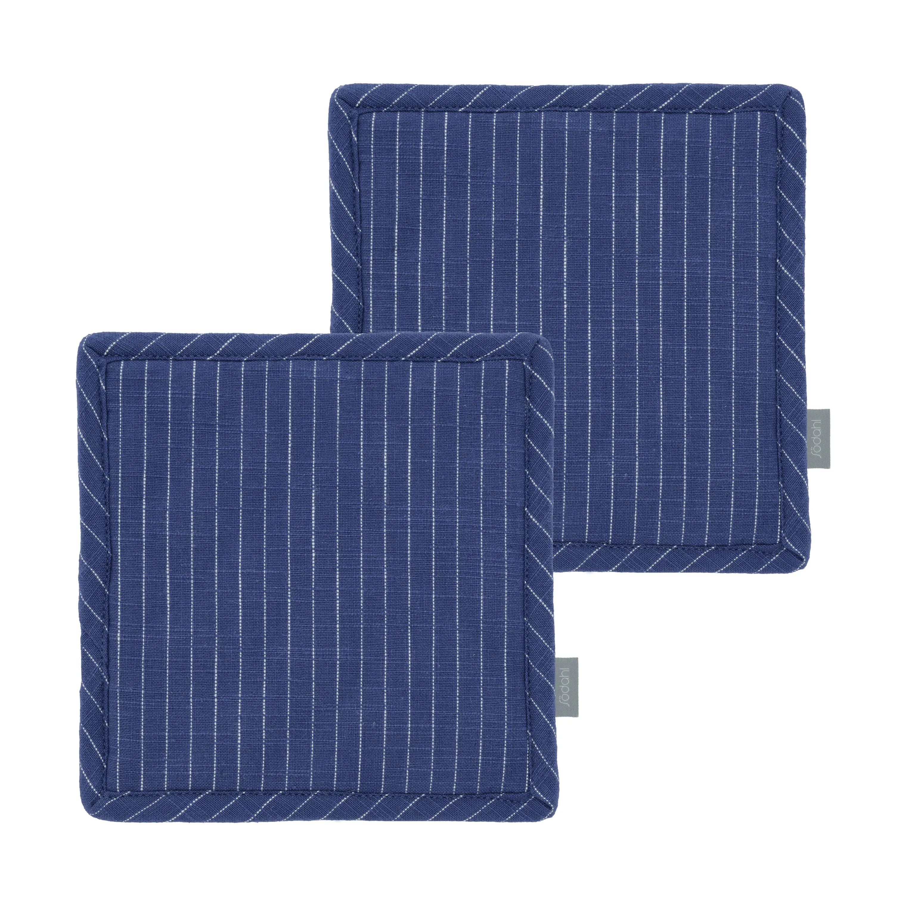 Södahl Grydelapper Line Grydelapper - 2 stk. i Blue, 1