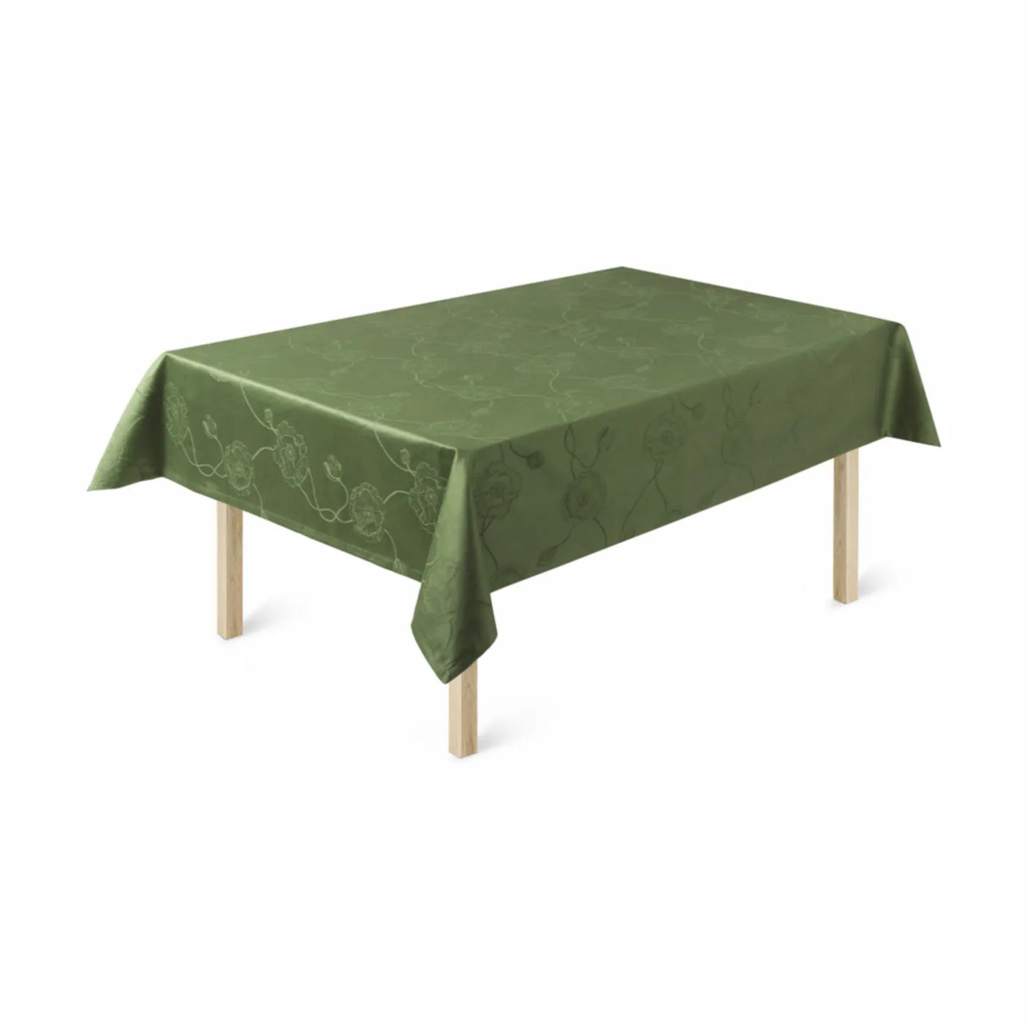 Kähler Duge Hammershøi Poppy Dug i Grøn, 270 cm, 1