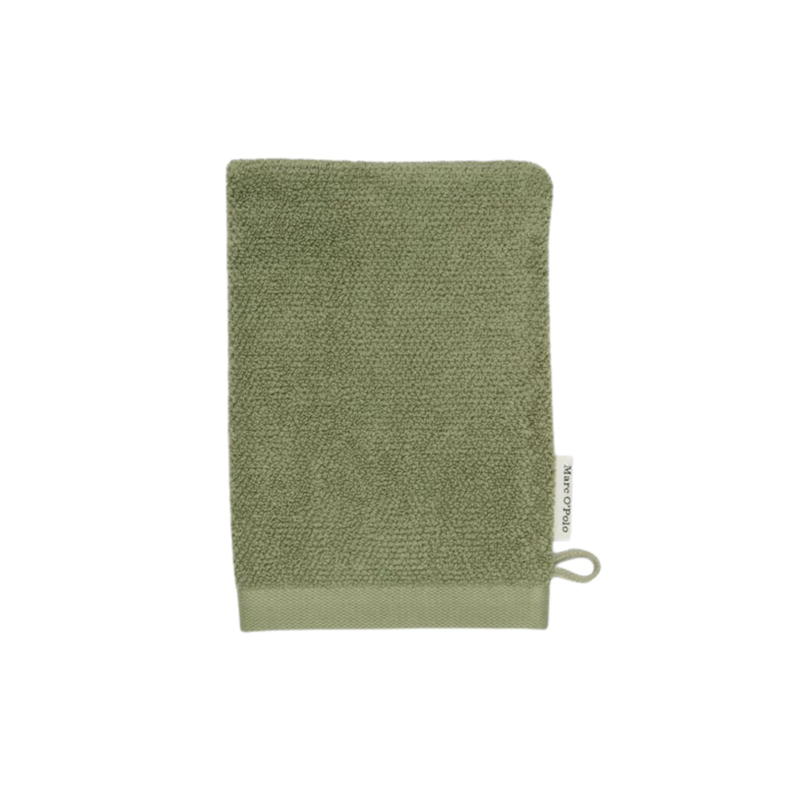 Marc O'Polo Vaskeklude Timeless Vaskehandske i Moss green, 1