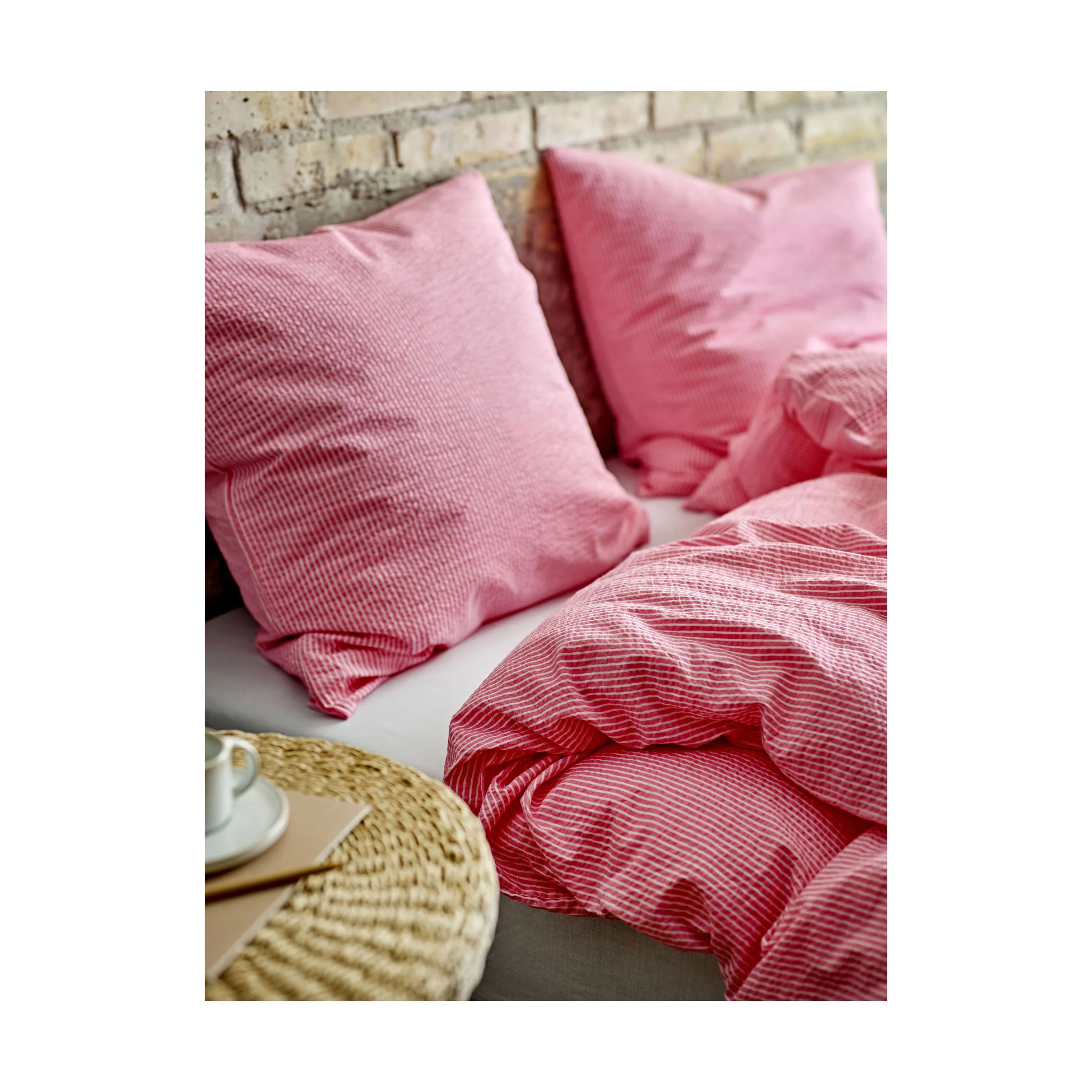 Södahl Sengetøj Cheerful Sengetøj i Lyserød, B140 x L200 cm, 4