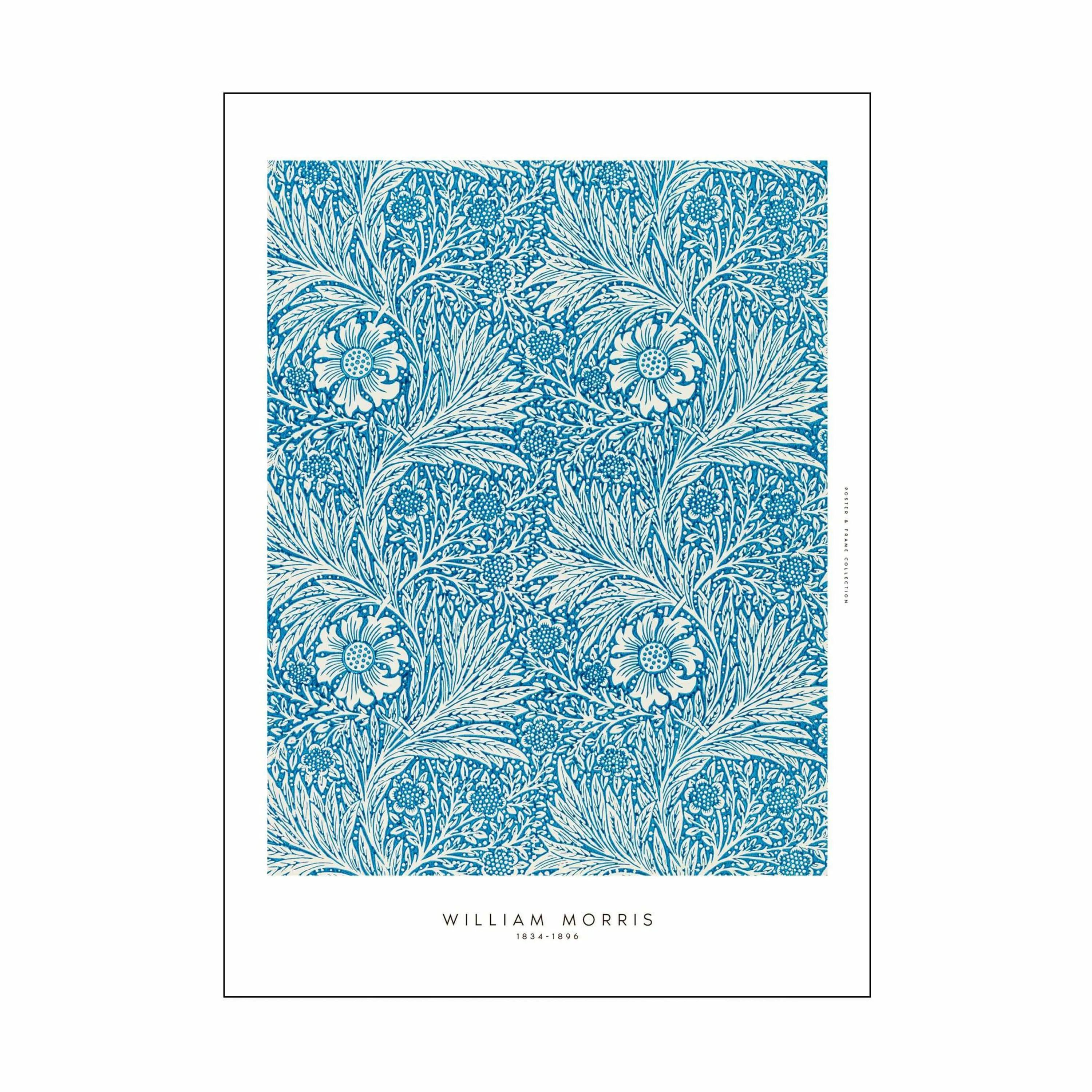 Poster&Frame Plakater William Morris Plakat - Blues i Blå, B30 x L40 cm, 1
