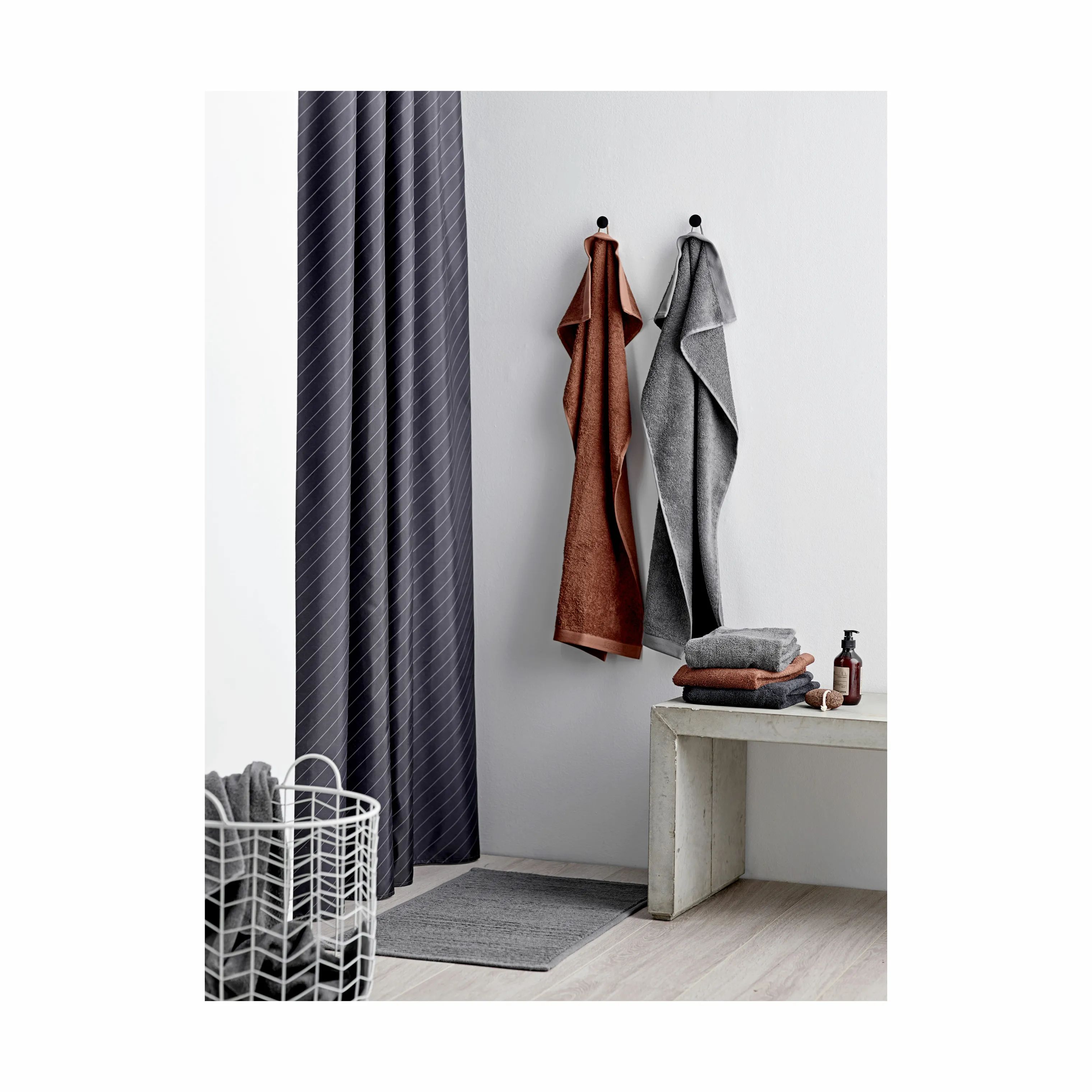 Södahl Håndklæder Organic Comfort Håndklæde i Grey, B70 x L140 cm, 2