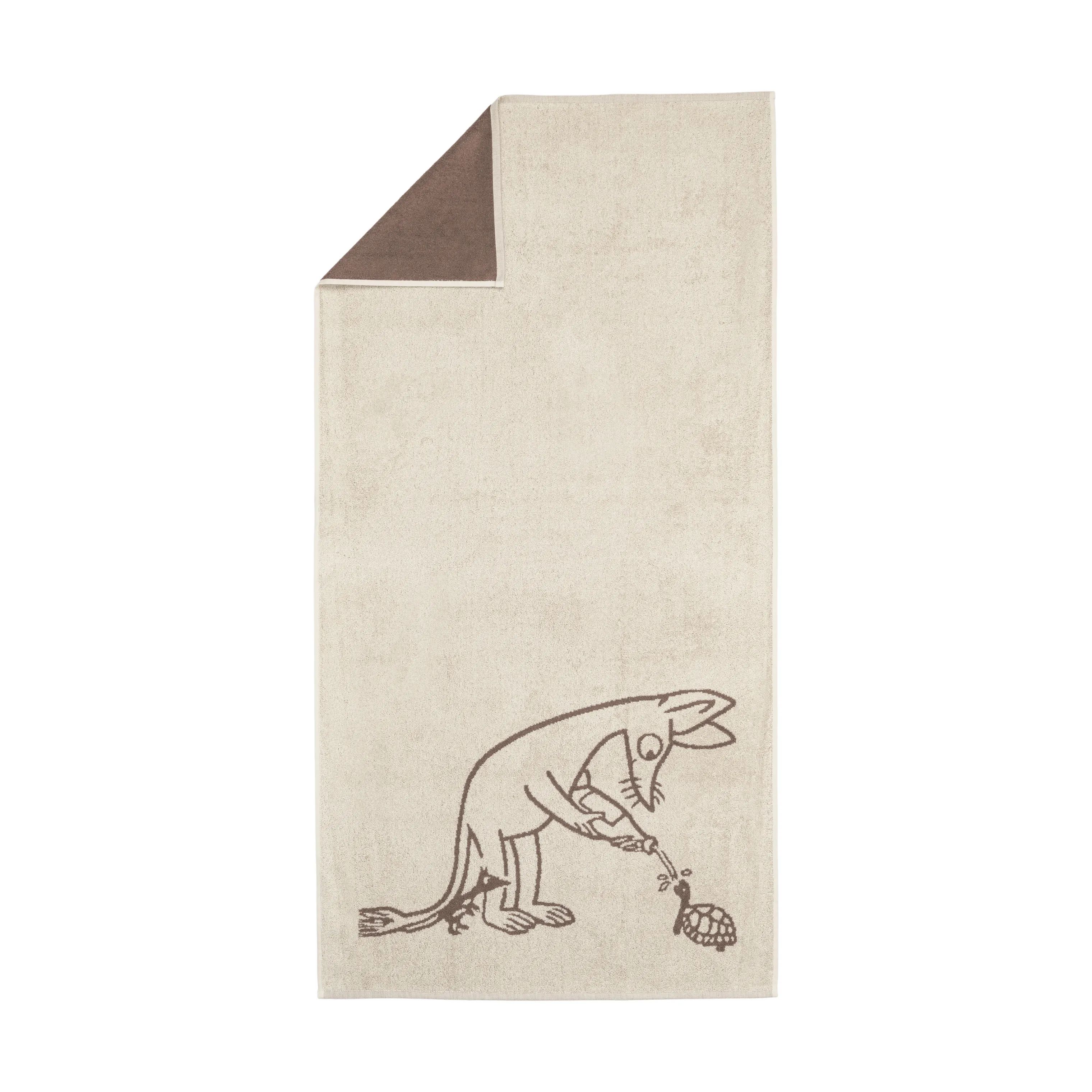 Moomin Arabia Håndklæder Arabia Badeværelse Håndklæde - Sniff i Beige/Sniff, B70 x L140 cm, 1