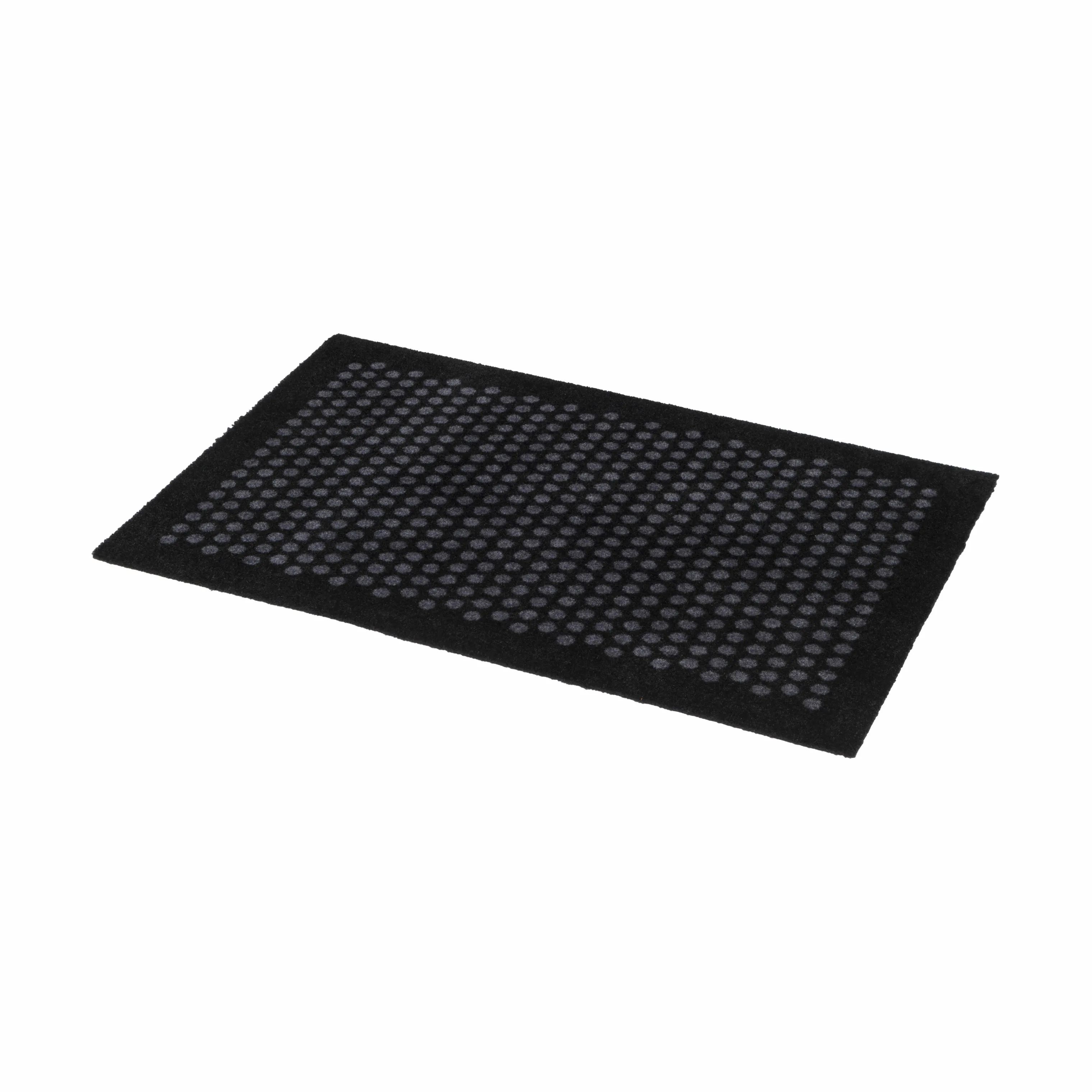 Tica Copenhagen Dørmåtter Dot Gulvmåtte i Sort/grå, B60 x L90 cm, 4