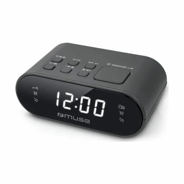 Muse Vækkeure Clockradio M-10 i sort, 1