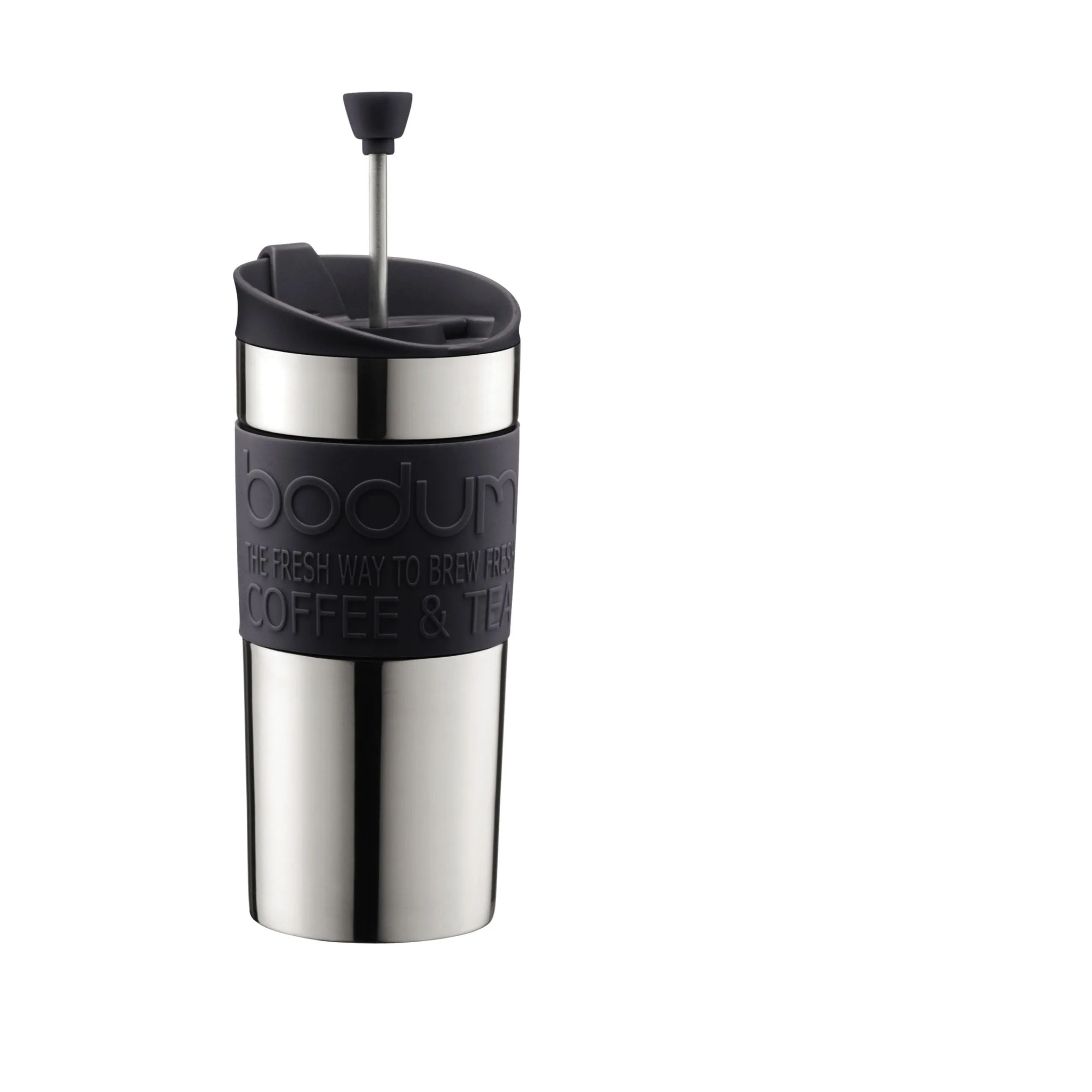 Bodum To go kopper Travel Mug Rejsekrus m. Stempel i Sort, 35 cl, 1
