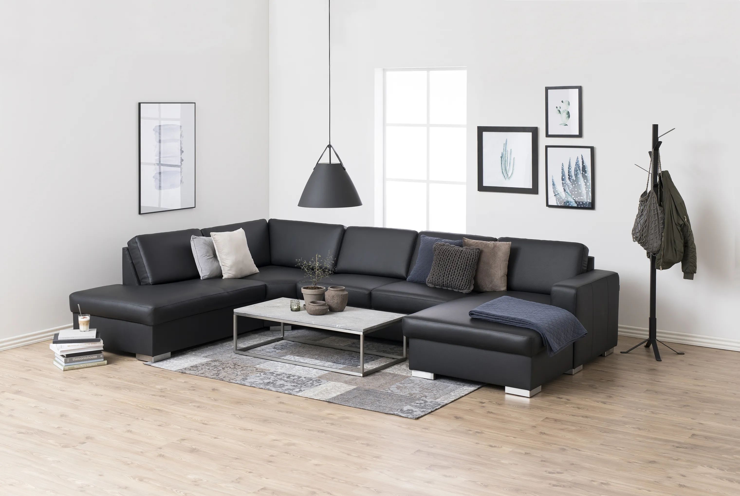 CASA Living Tøjstativer Vinson Stumtjener i Sort, 2