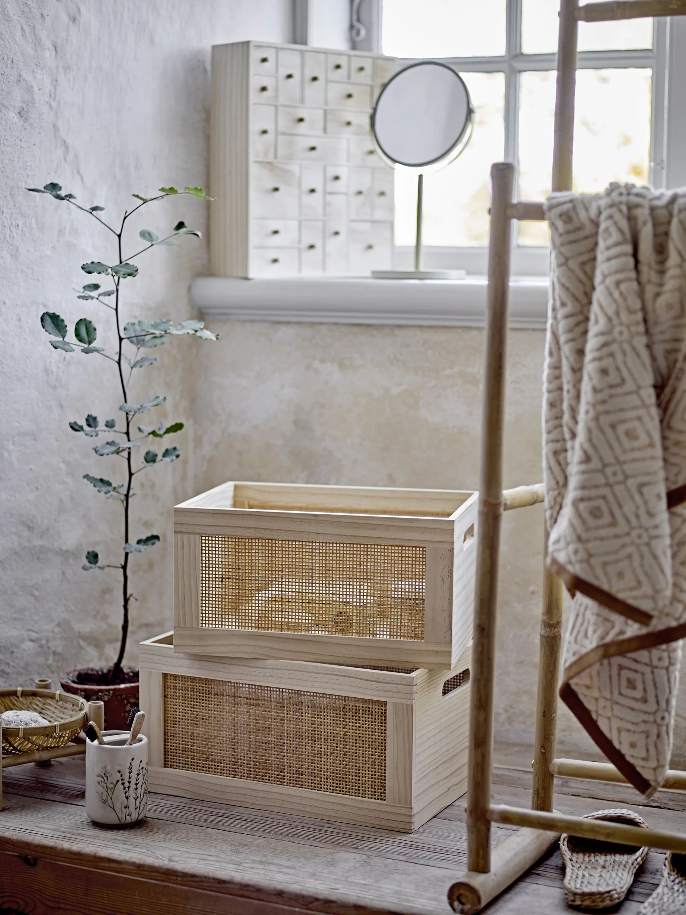 Bloomingville Spejle Milde Bordspejl i Beige, 3