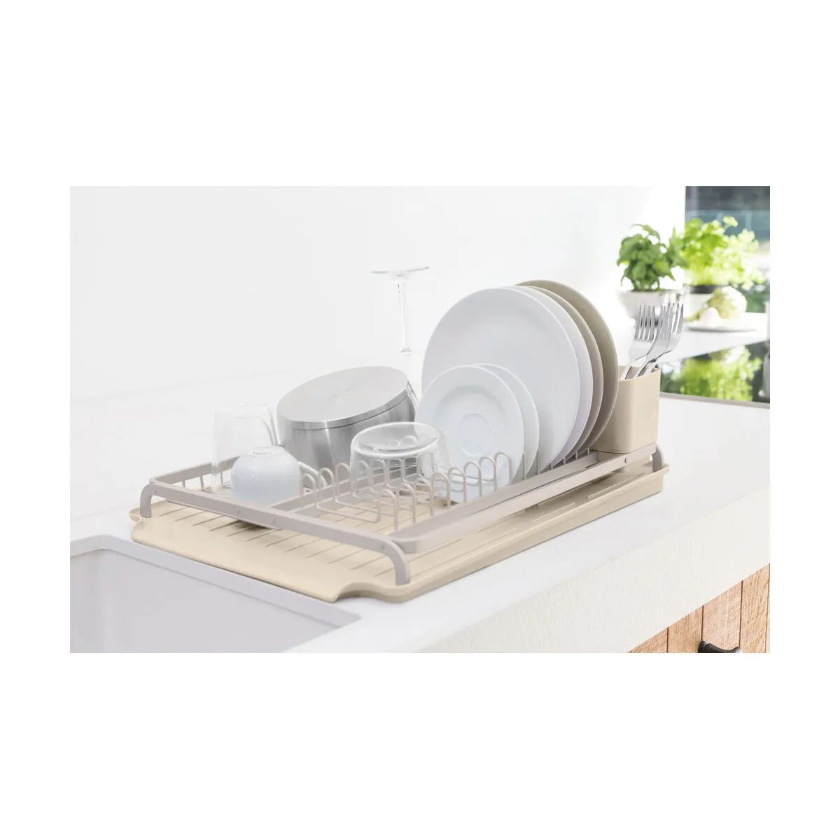 Brabantia Opvaskestativer Sinkside Opvaskestativ i Soft Beige, B38,5 x L49 cm, 4