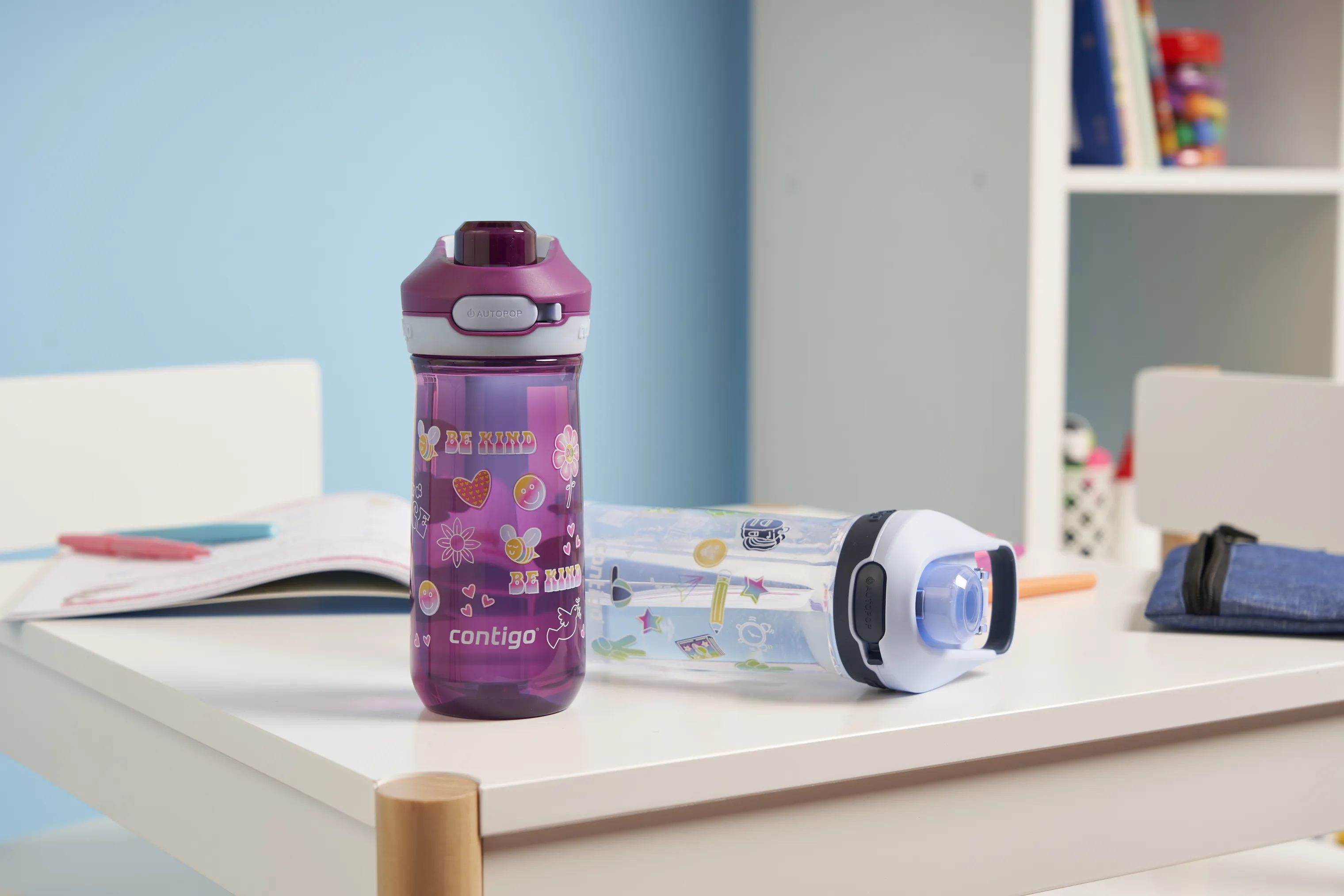 Contigo Drikkedunke til børn Jessie Drikkedunk i Grape Retro, 420 ml, 5