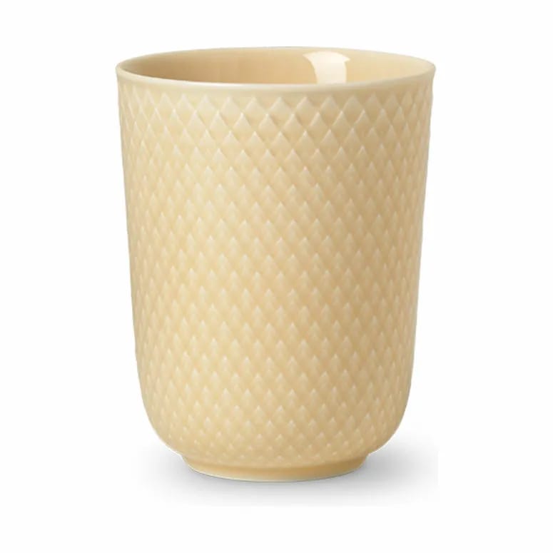 Lyngby Porcelæn Krus og kopper uden hank Rhombe Color Krus i Sand, 1
