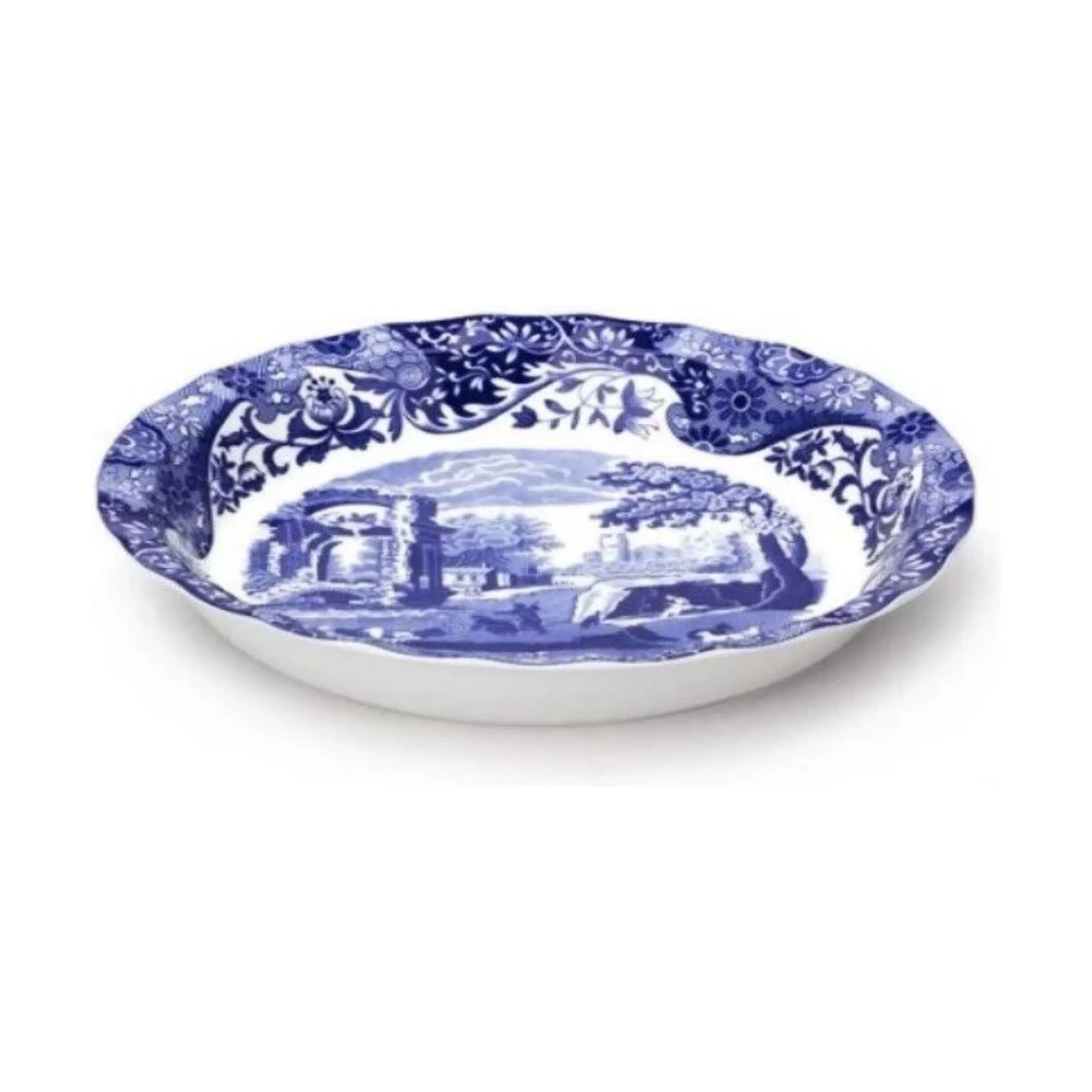 Spode Tærteforme og fade Blue Italian Blue Italien Tærteform i blå/hvid, 1