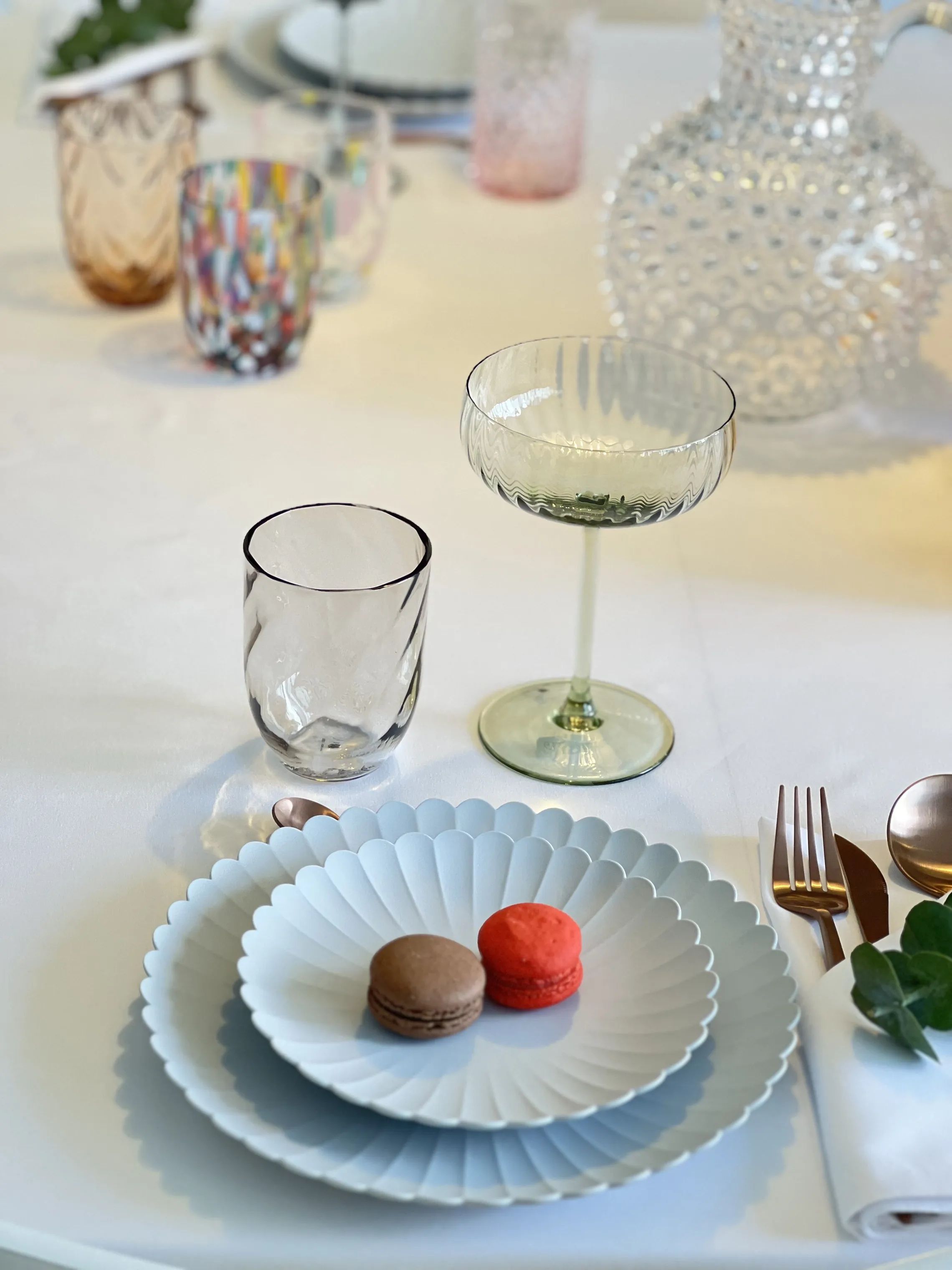 Anna von Lipa Vandglas Swirl Vandglas i Cashmere, 2