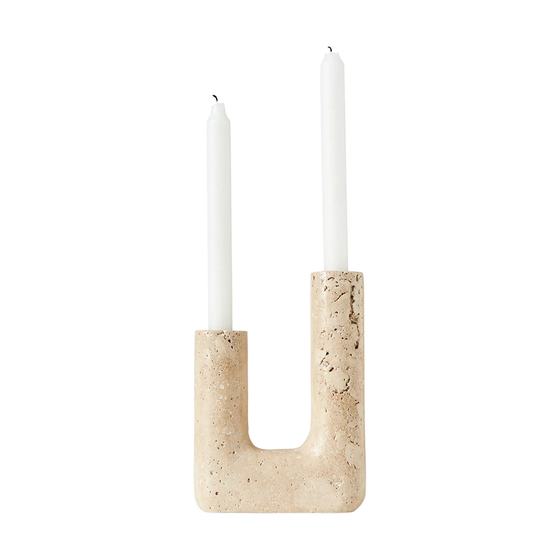 Muubs Kronelysestage Minerva Lysestage i Creme, 4